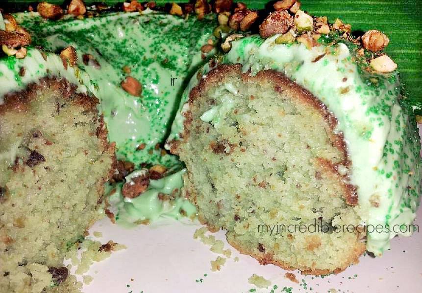 Homemade Pistachio Pudding Cake *WaterGate*