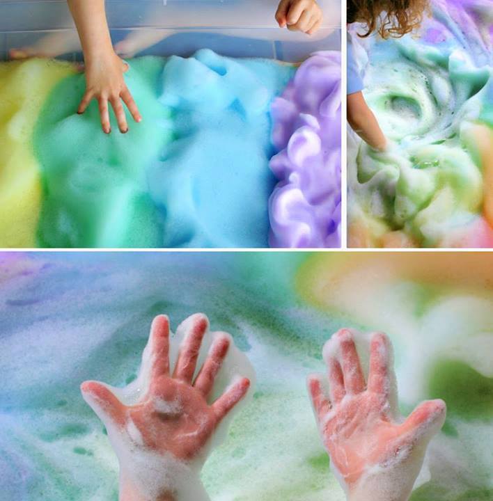 How to make Rainbow Soap Bubbles