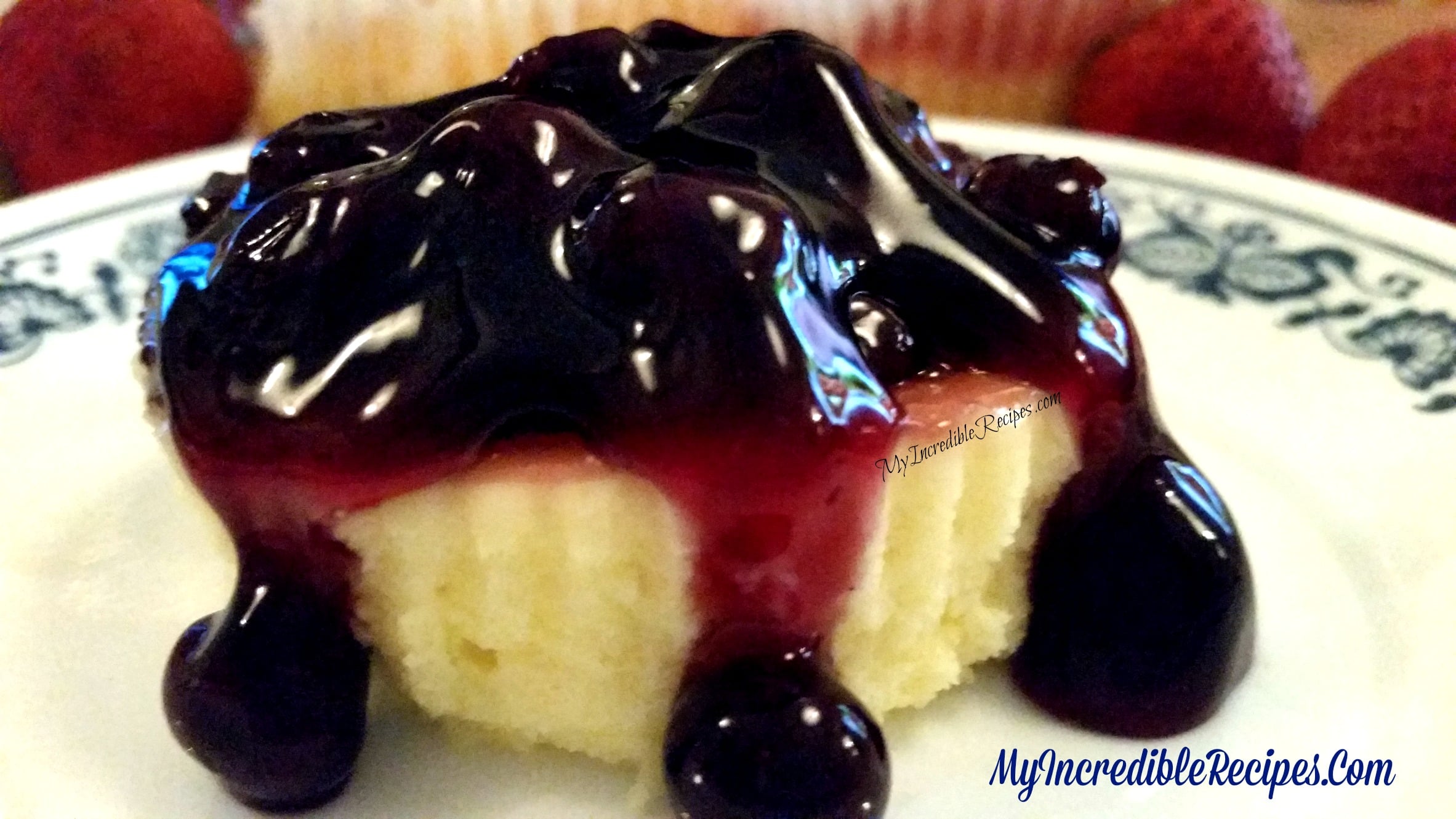 Mini Blueberry Cheesecakes!