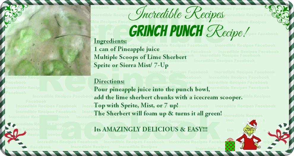 Christmas GRINCH PUNCH!