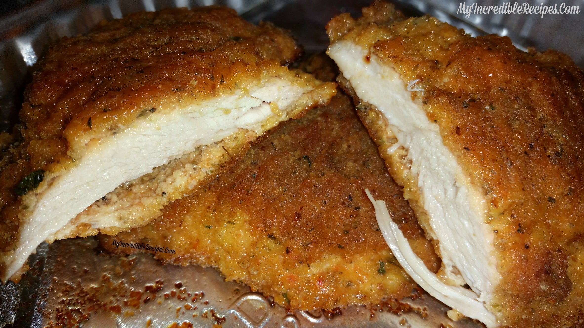 Incredible Cheesy Parmesan Oven-Fried Chicken!