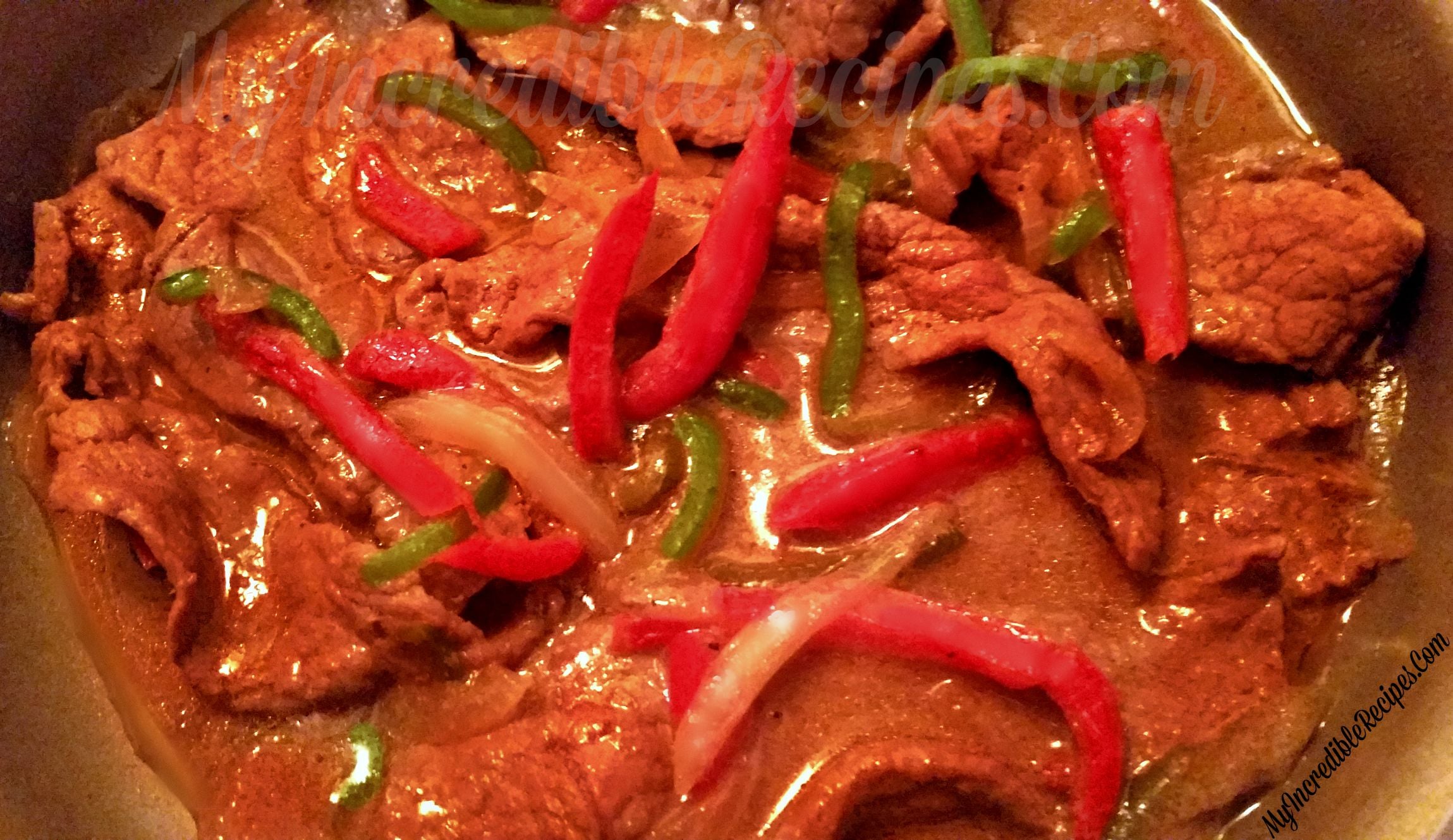 Mom’s Steak, Peppers & Onions!