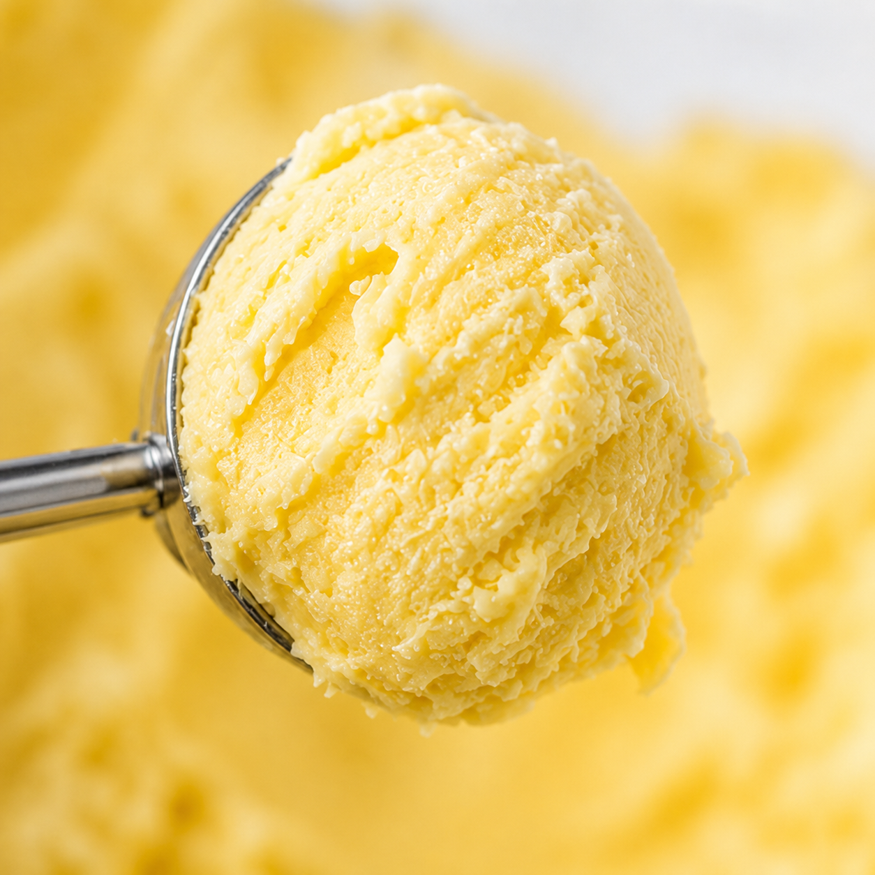 scoop of the White Chocolate Lemon Truffles 