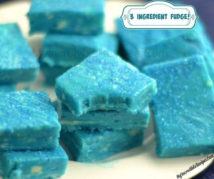3 Ingredient Fudge! – Make Any color!