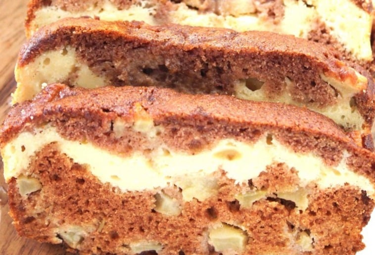 Cream Cheese Stuffed Apple Pie Bread!