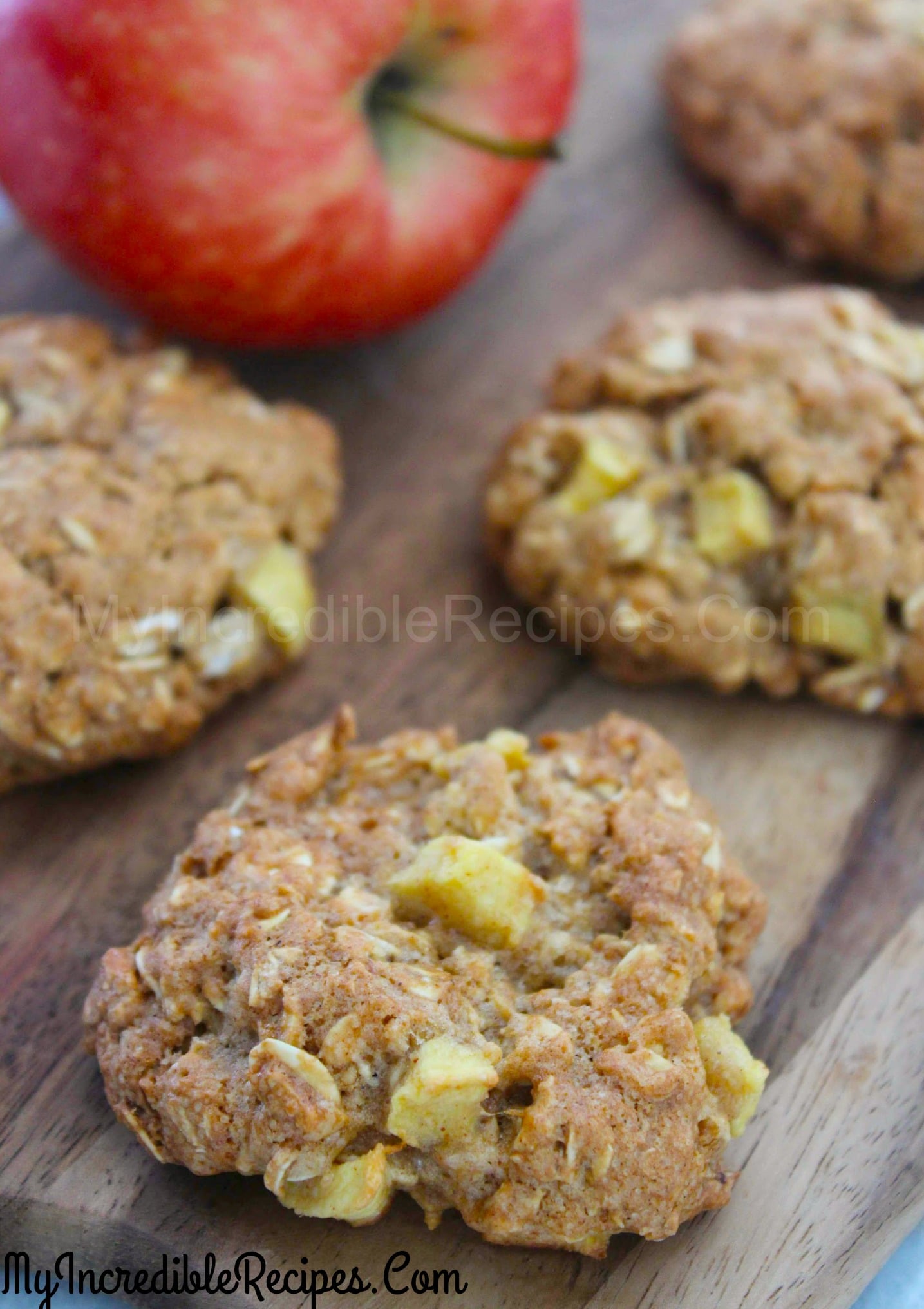 Apple Cinnamon Oatmeal Cookies!