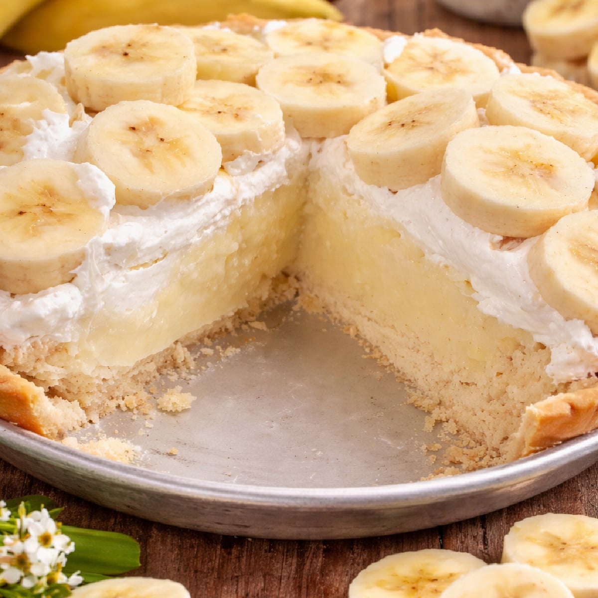 Old Fashioned Banana Cream Pie