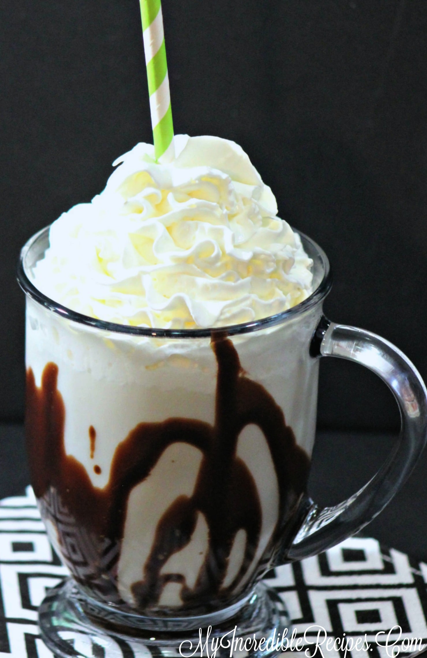 White Hot Chocolate with Oreo Cream!