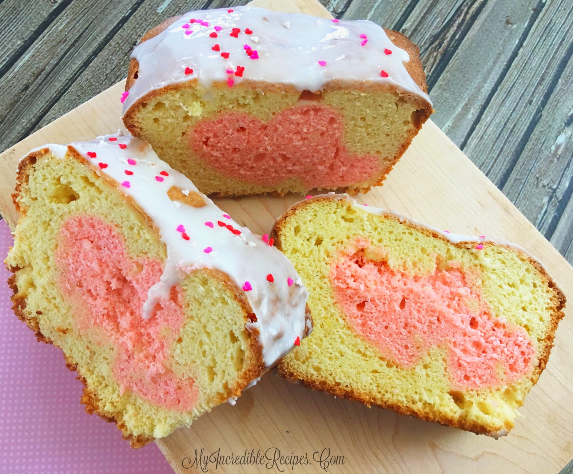 Peek-a-Boo Heart Pound Cake!