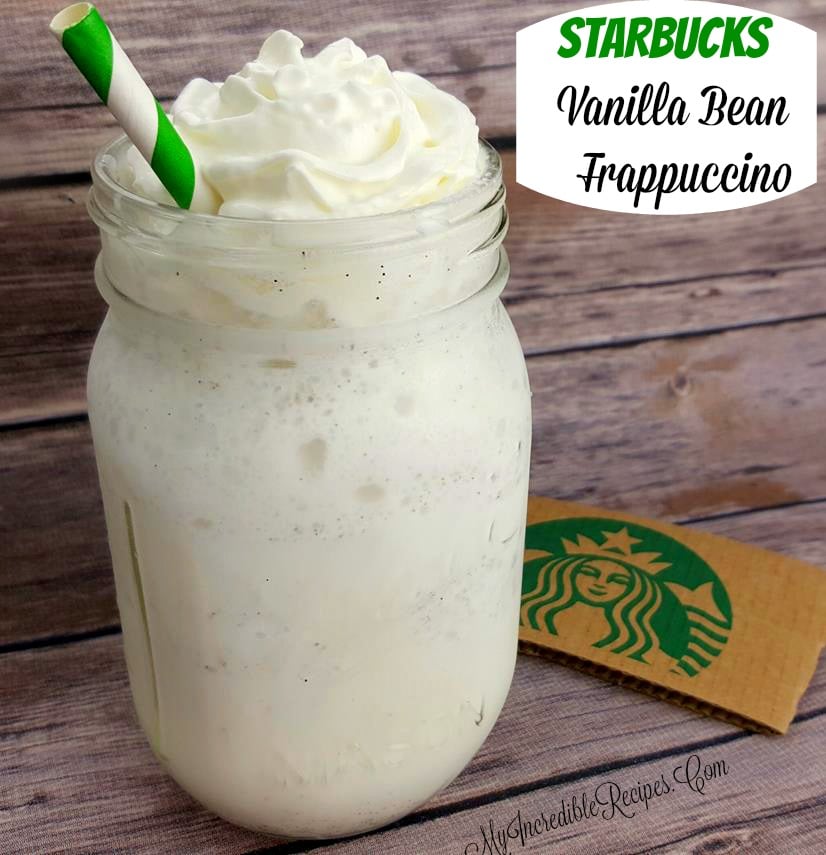 Starbucks Vanilla Bean Frappuccino- Copycat!