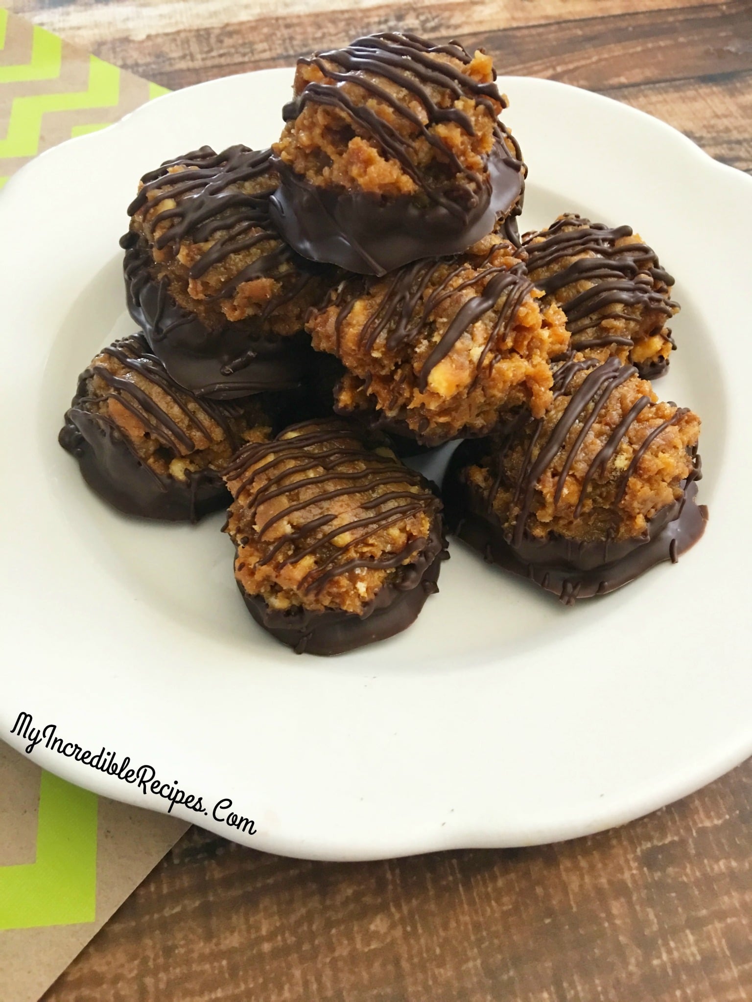 plate fill of Samoa Bites