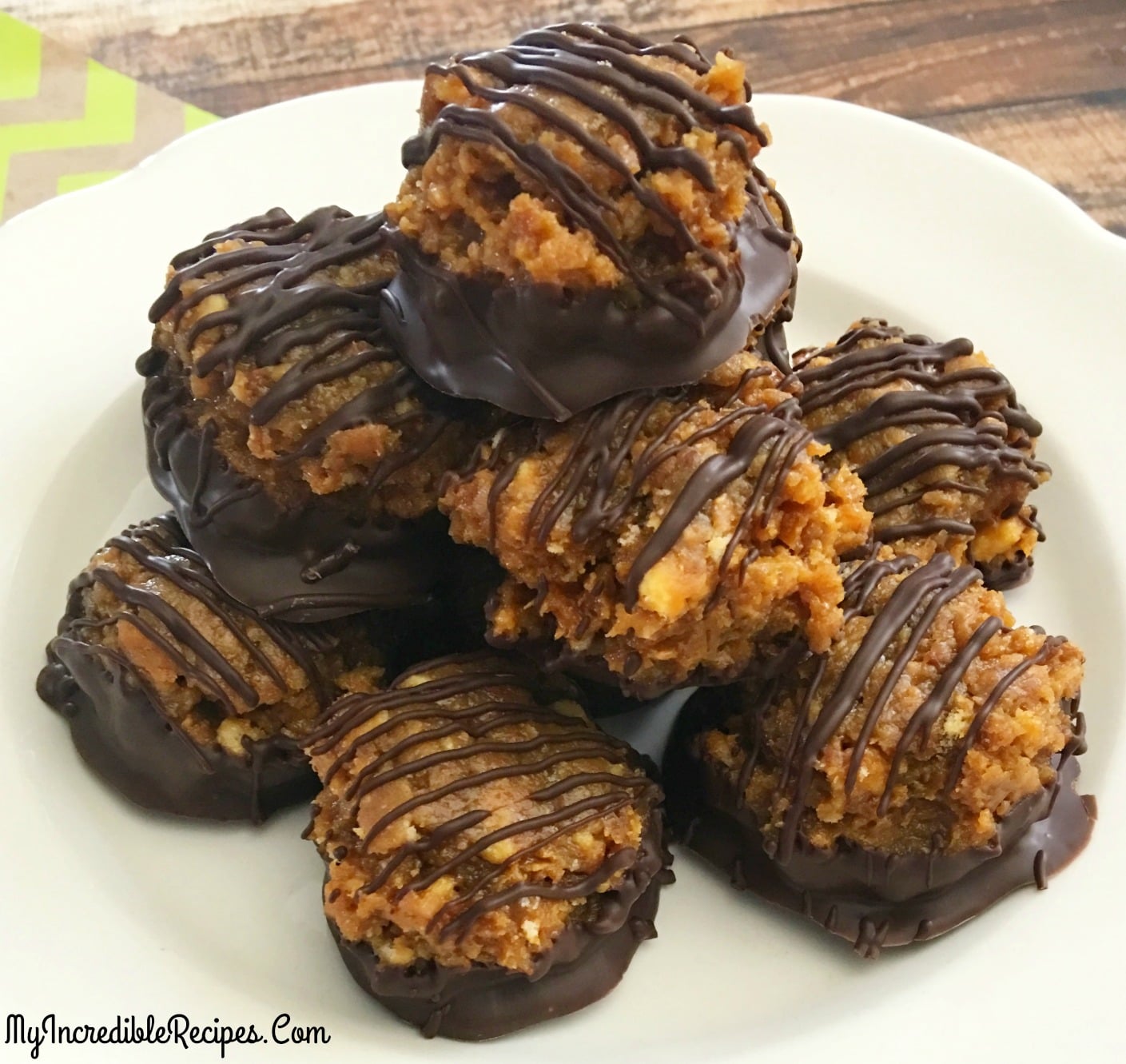 plate of Samoa Bites