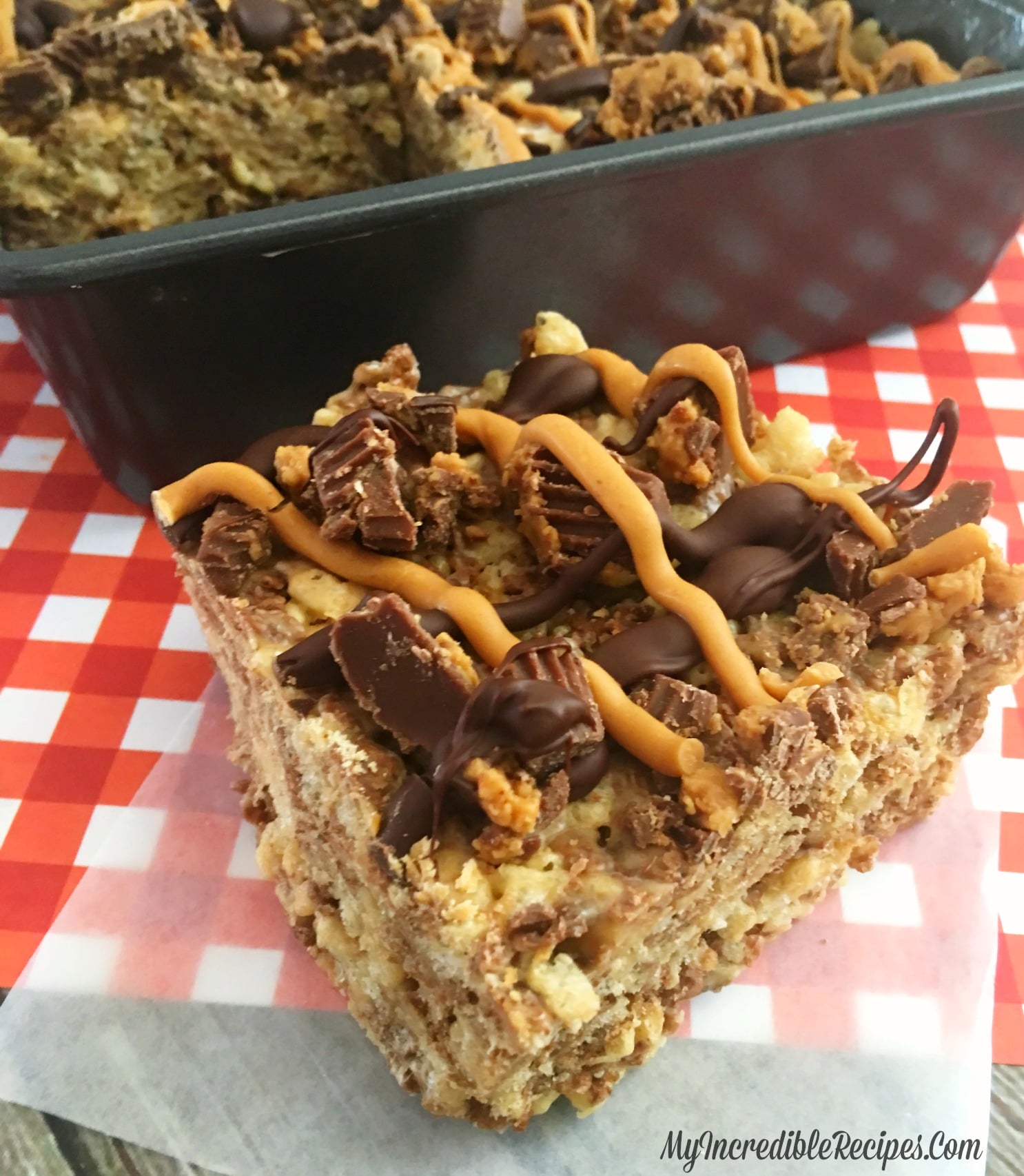 Reeses Rice Krispy Treats!