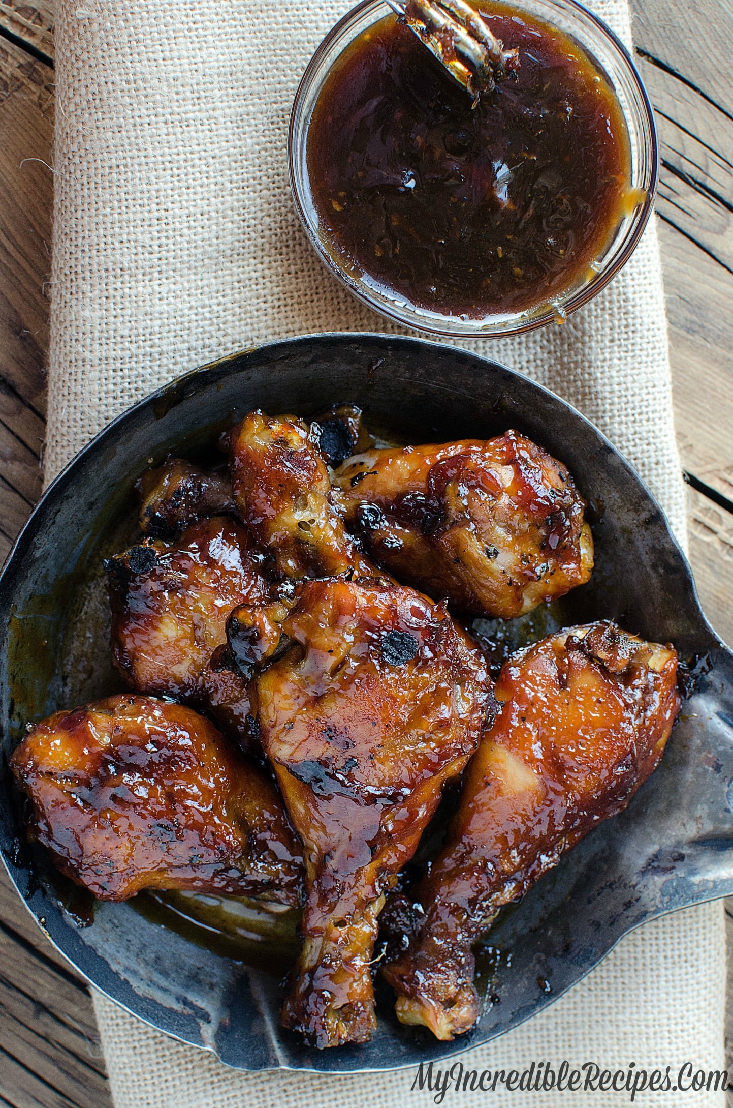 Slow Cooker Bacon Glazed Chicken