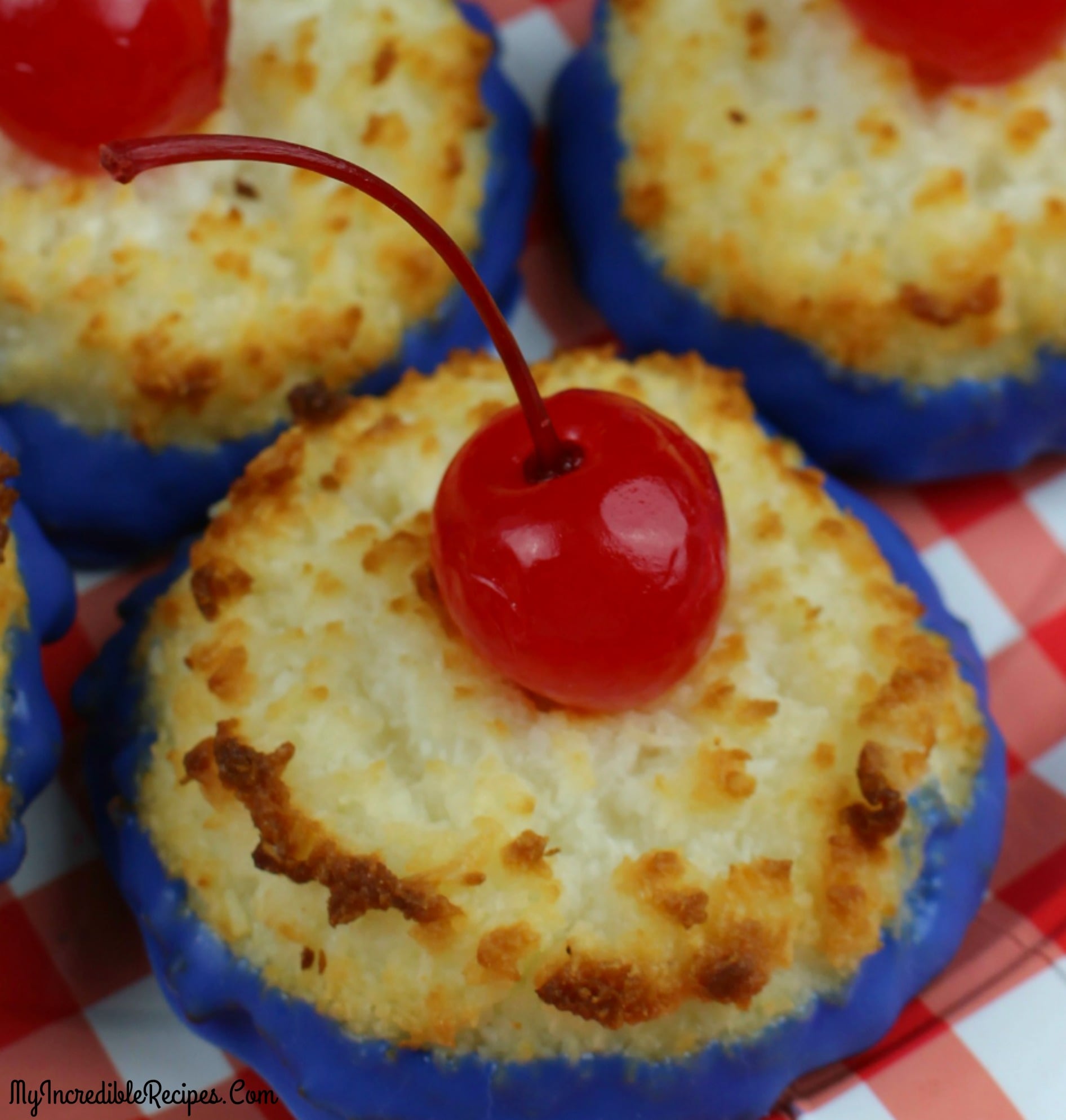 Coconut Macaroon Cherry Bombs!
