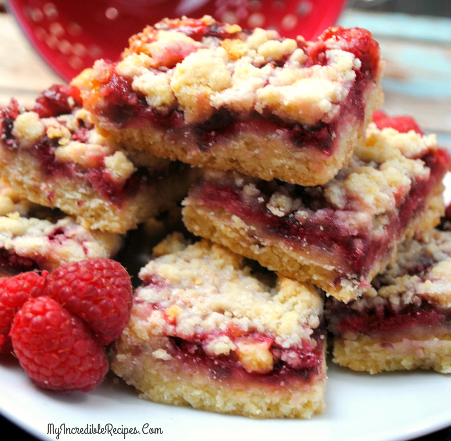 Raspberry Crumble Bars