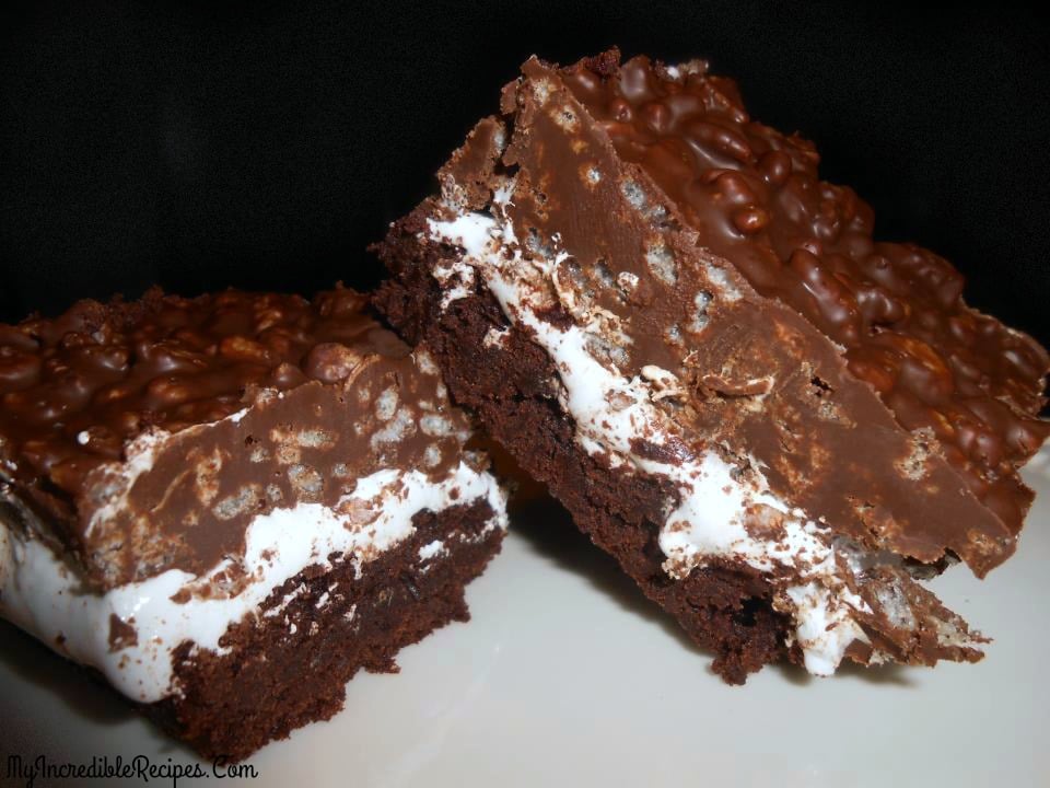 Kentucky Krispy Brownie Marshmallow Bars