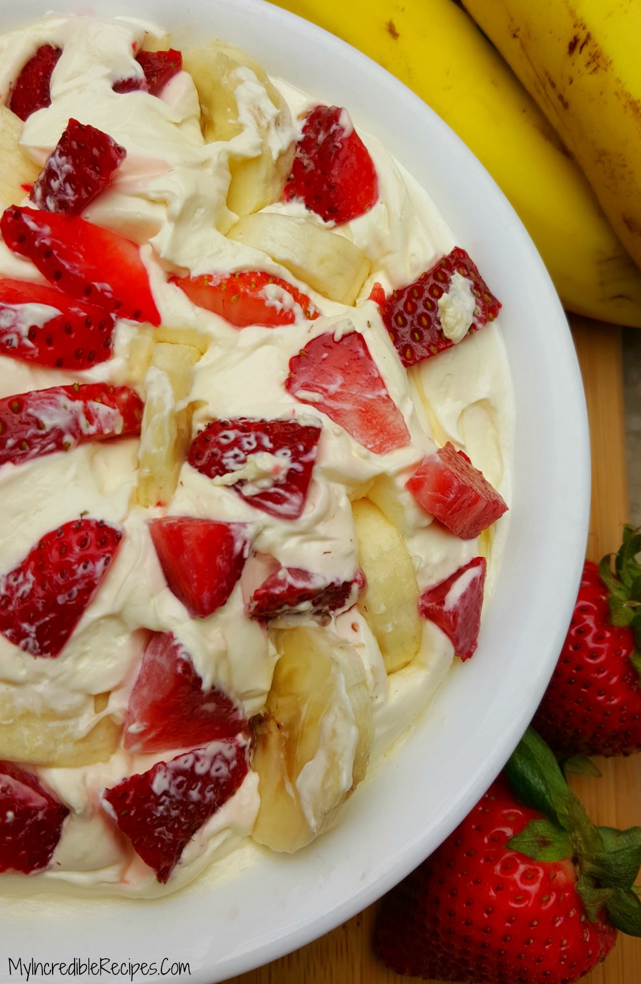 Strawberry Banana Cheesecake Salad