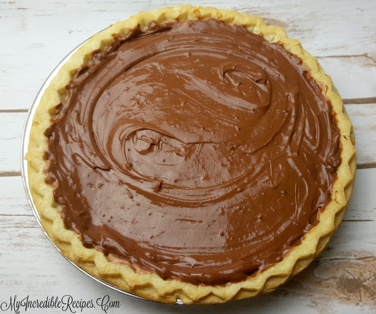 4 ingredient Chocolate Cream Pie!