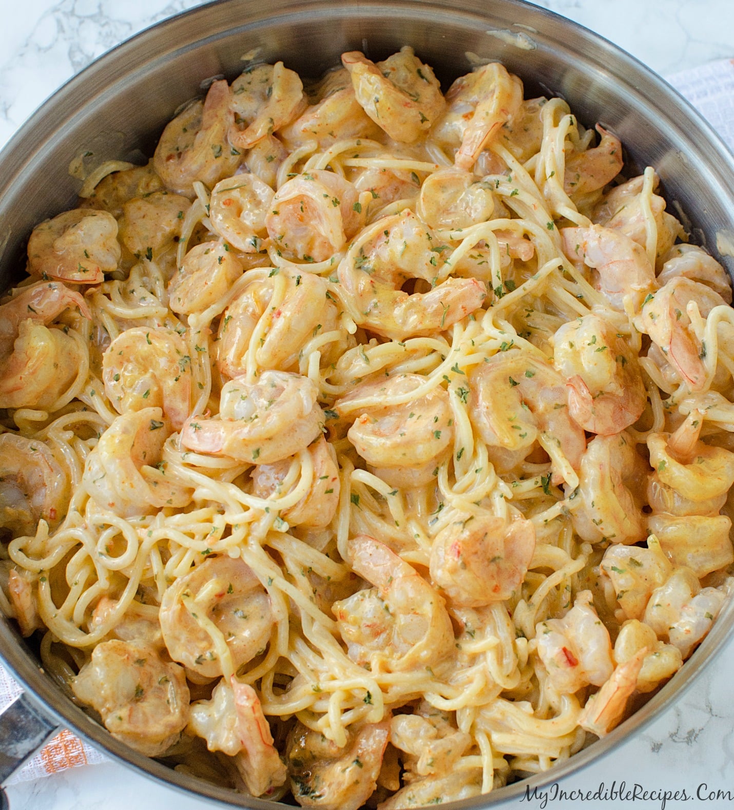 Bang Bang Shrimp Pasta