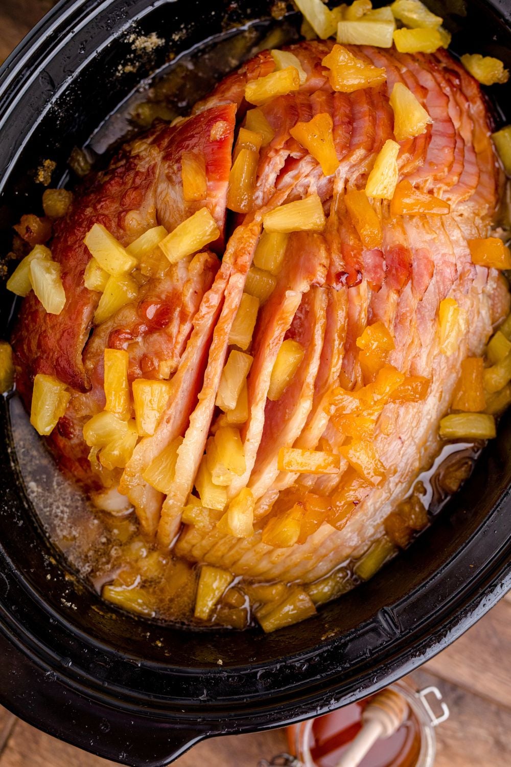 cooking spiral ham in crock pot