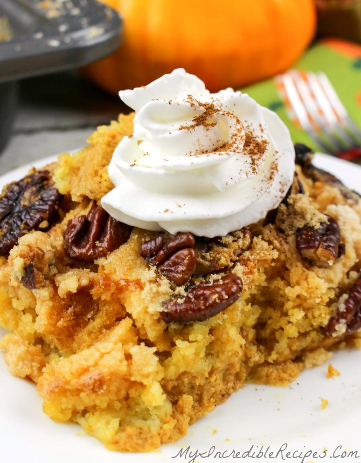 Pumpkin Pecan Dump Cake!