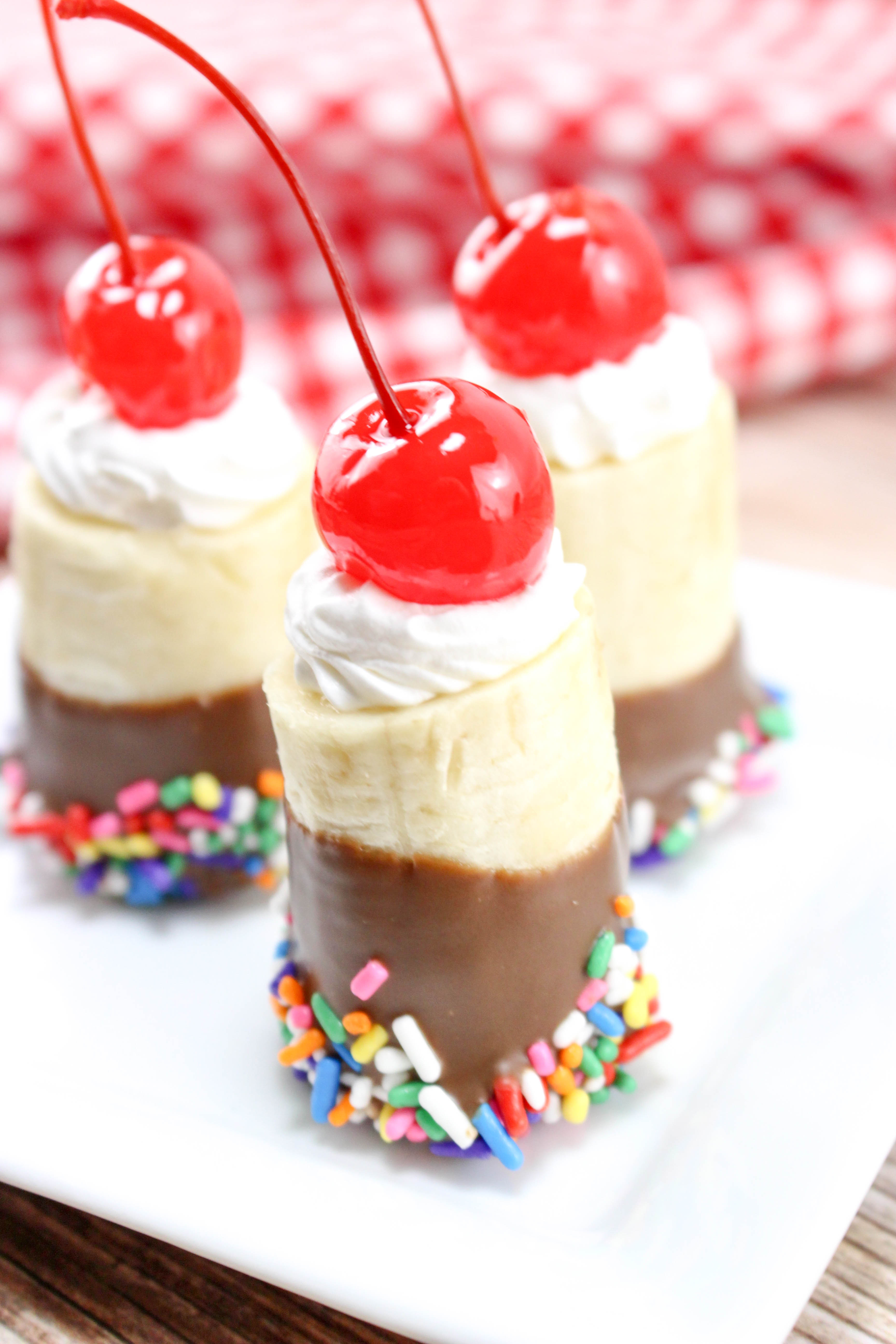 Banana Split Bites!