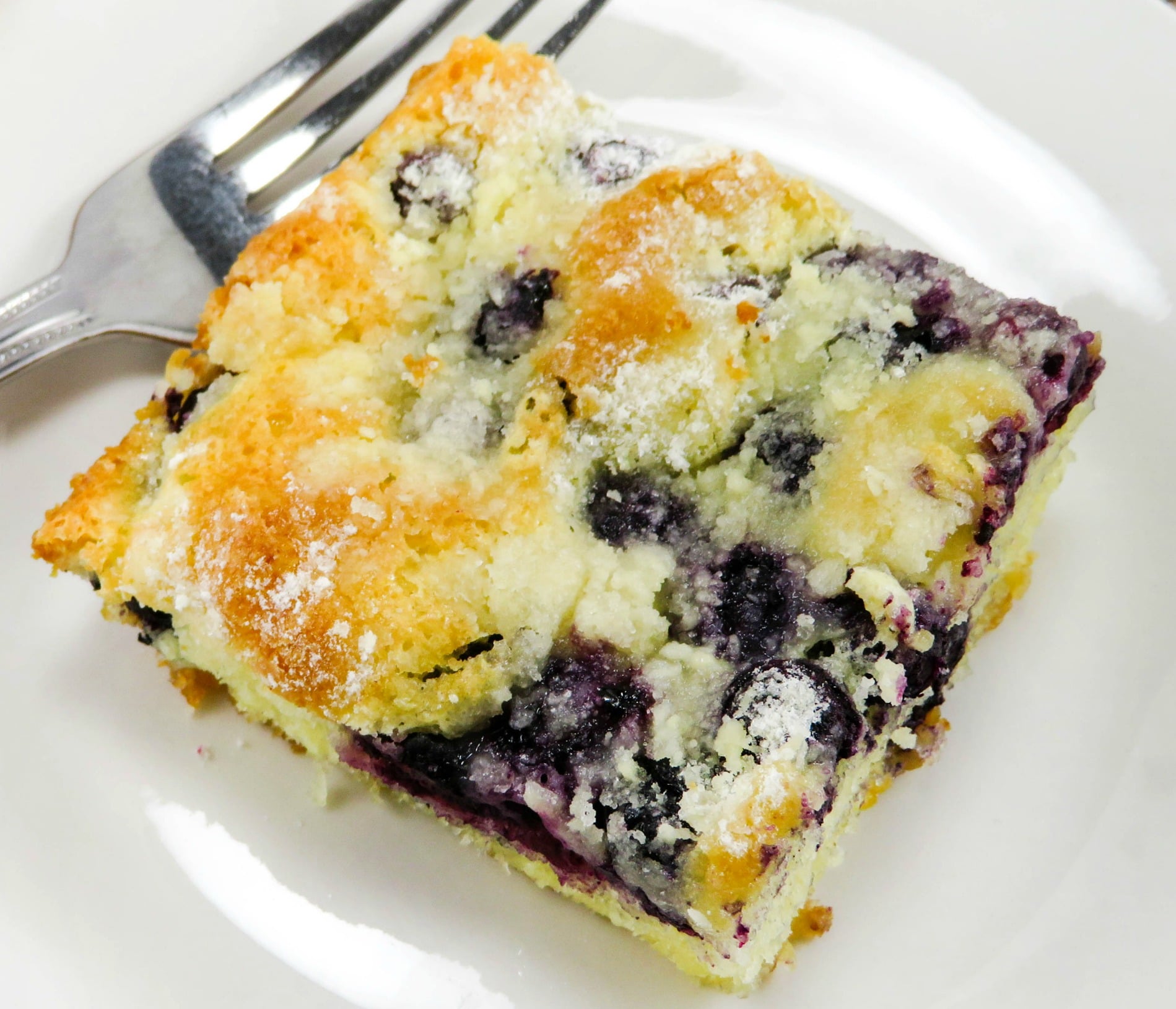 Juicy Blueberry Butter Cake!