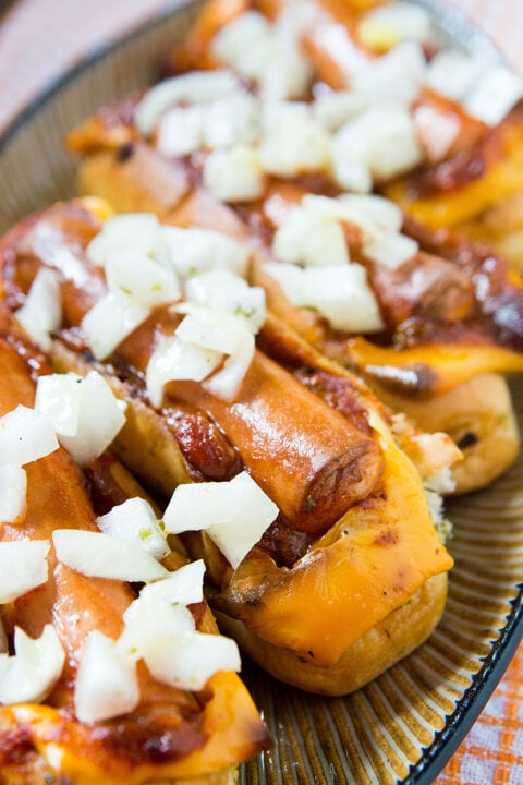 Magic Chili Cheese Dog Boats!