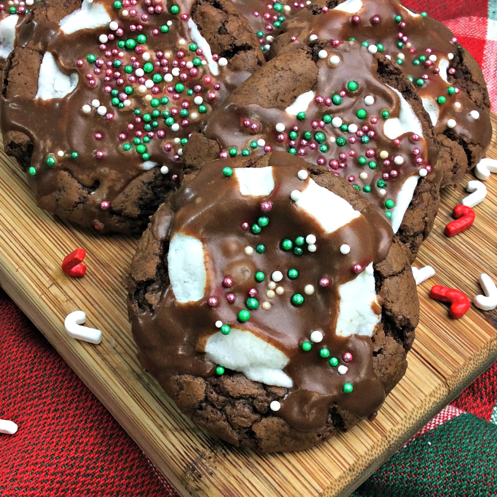 Hot Cocoa Marshmallow Cookies!