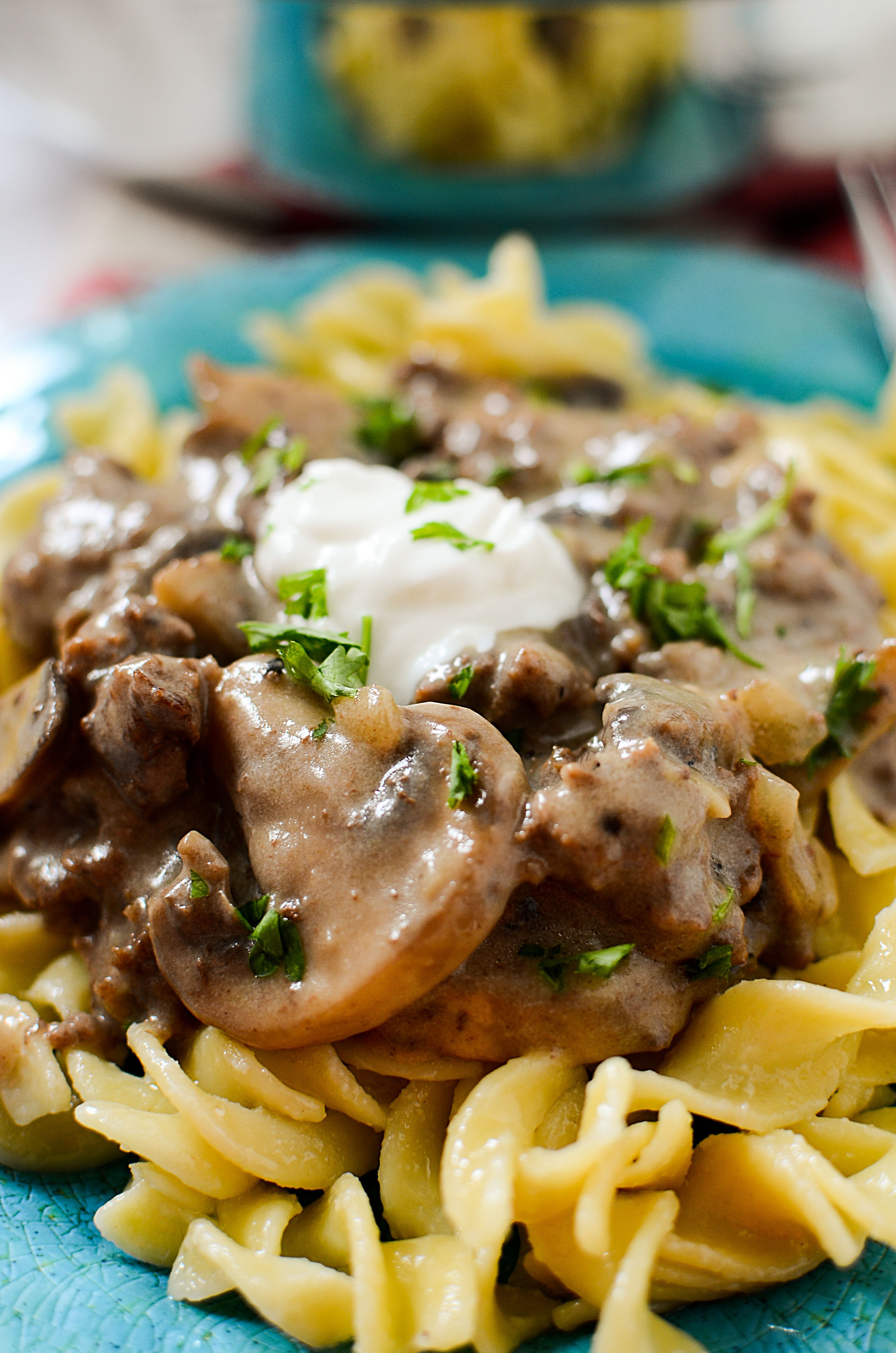 Ground Beef Stroganoff!
