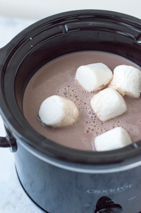 Easy Slow Cooker Hot Chocolate! (Adult & Kid-friendly versions)