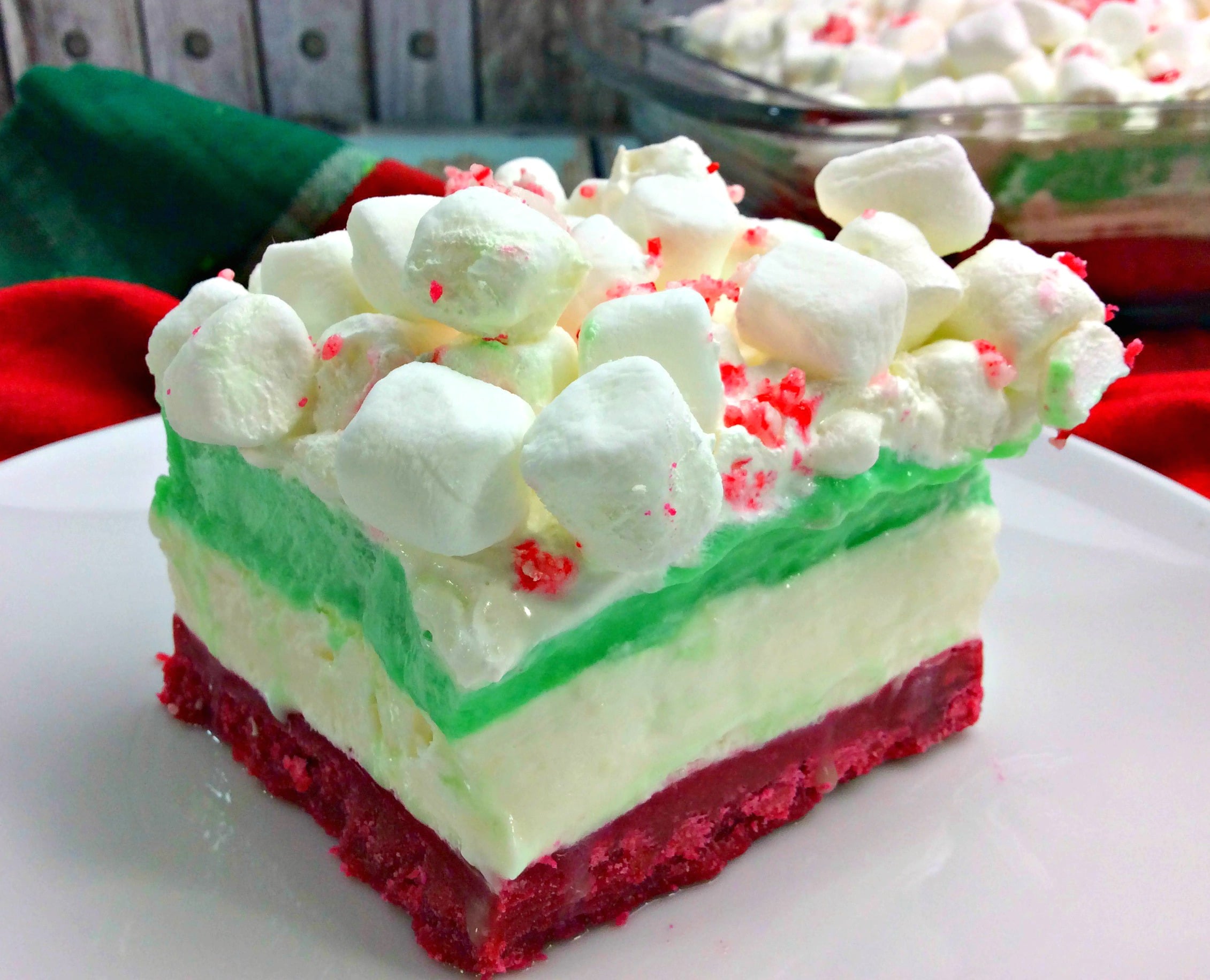 Christmas Cheesecake Lasagna!