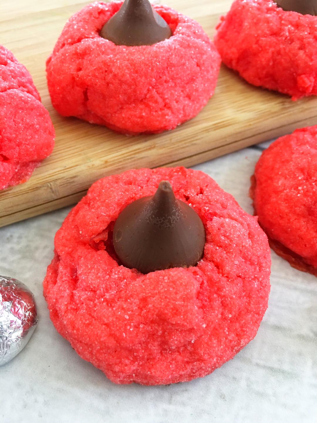 Cherry Kiss Cookies!