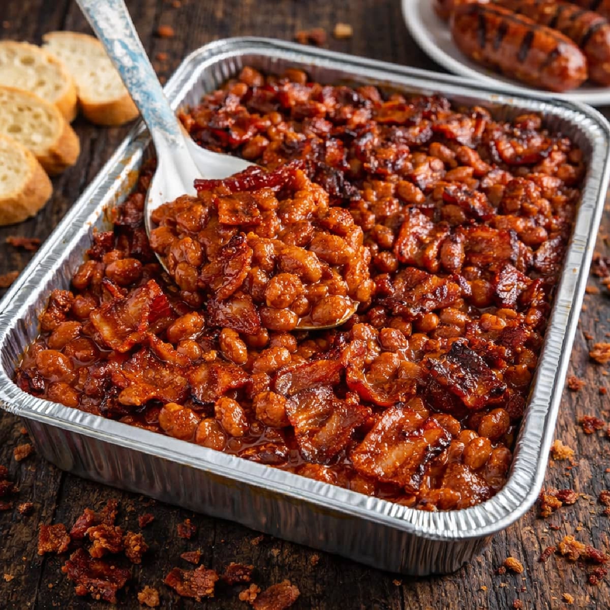 Brown Sugar Bacon Baked Beans (Best Ever Baked Beans!)