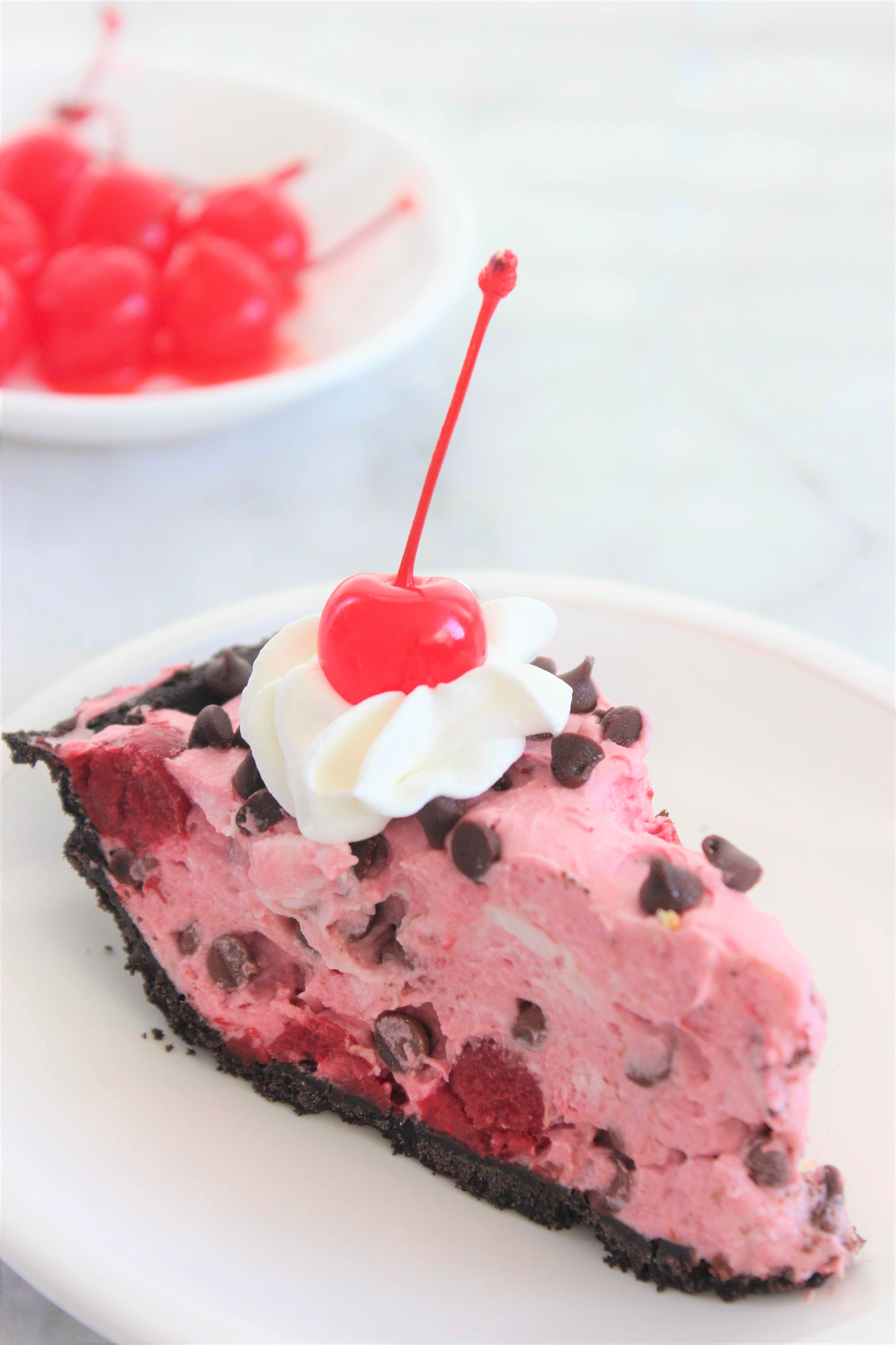 No Bake Cherry Dreamsicle Pie!