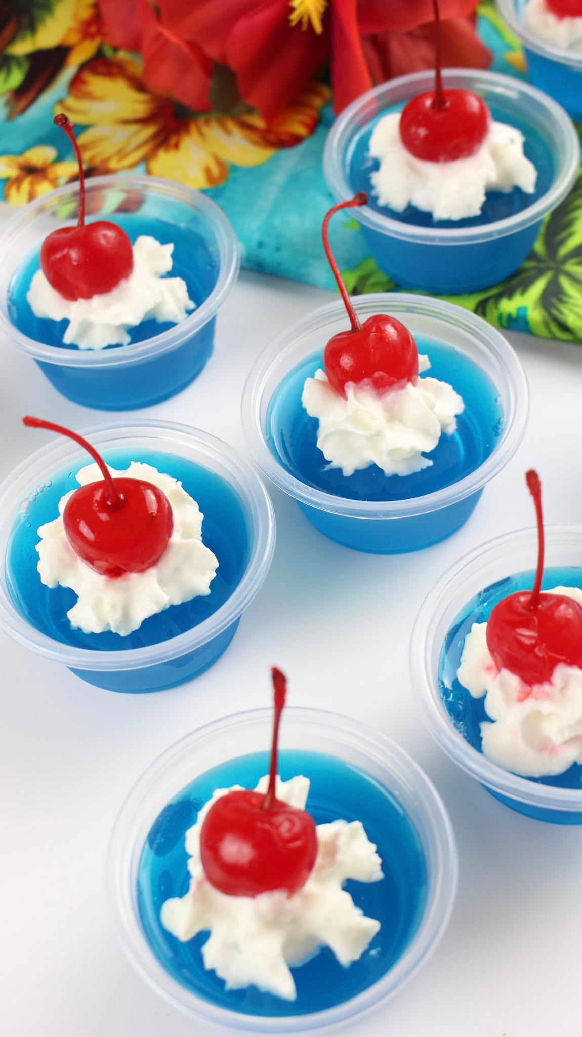 Blue Hawaiian Jello Shots!