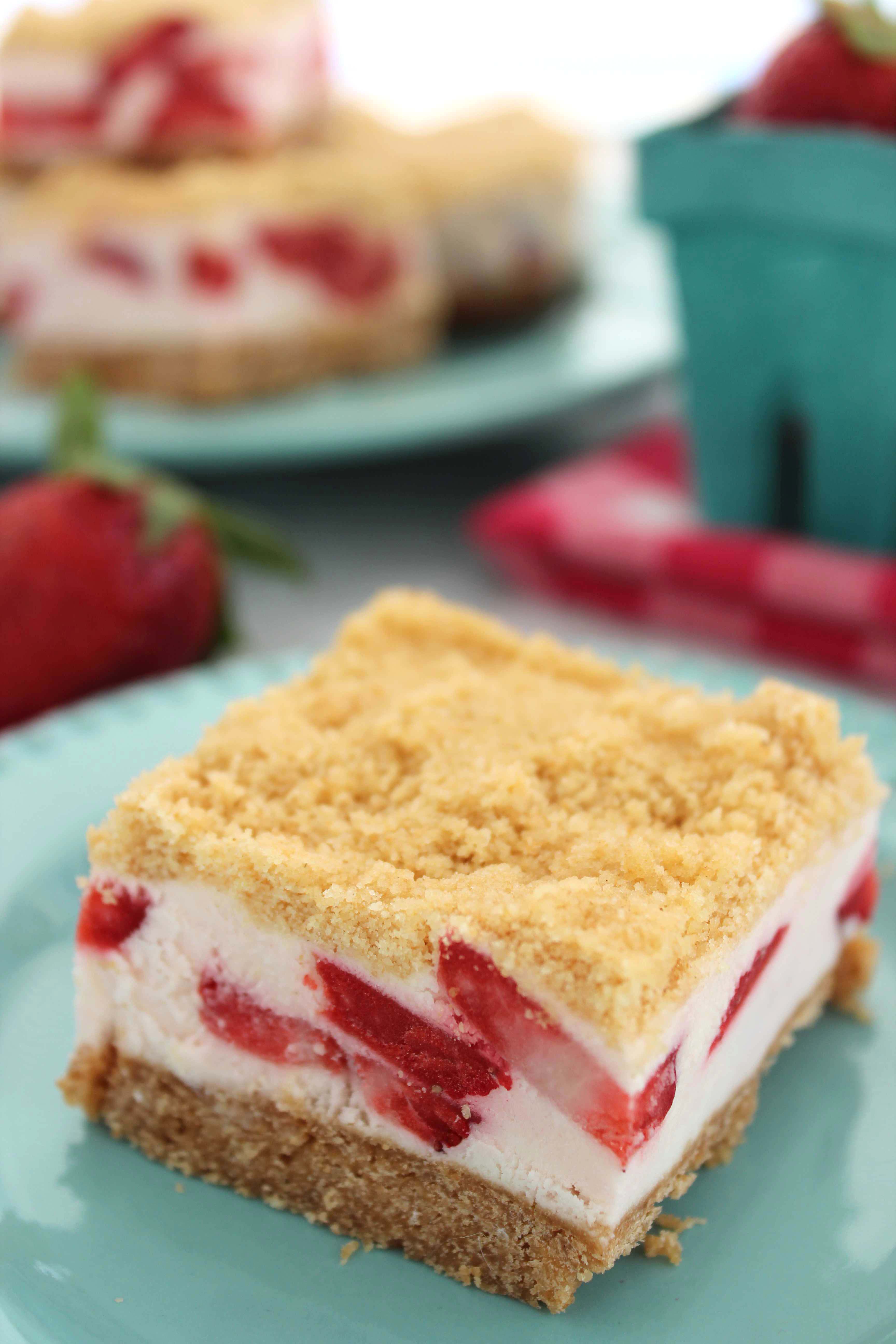 Strawberry Dream Sugar Cookie Bars!