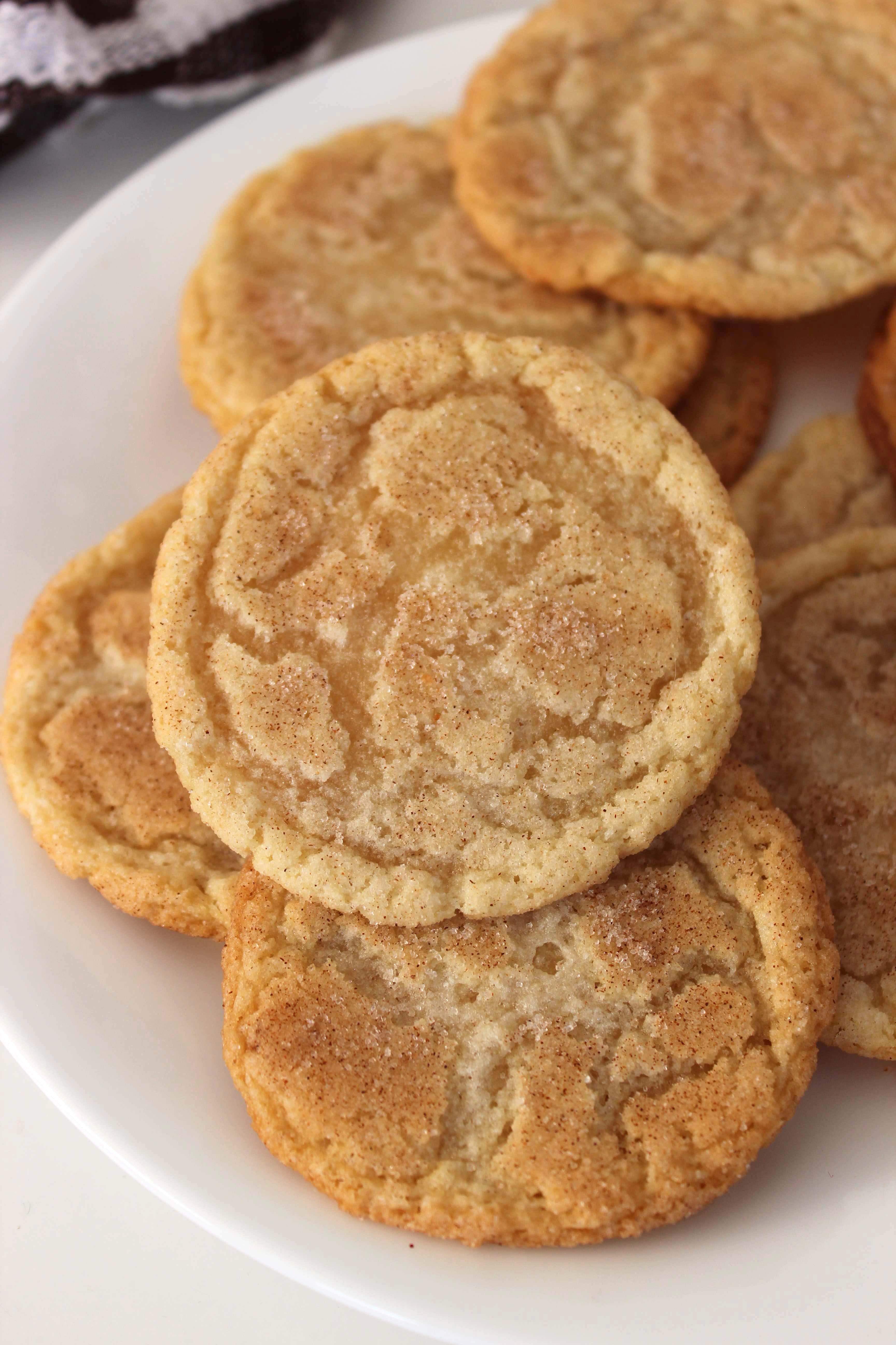 Soft & Chewy Snickerdoodle Cookies