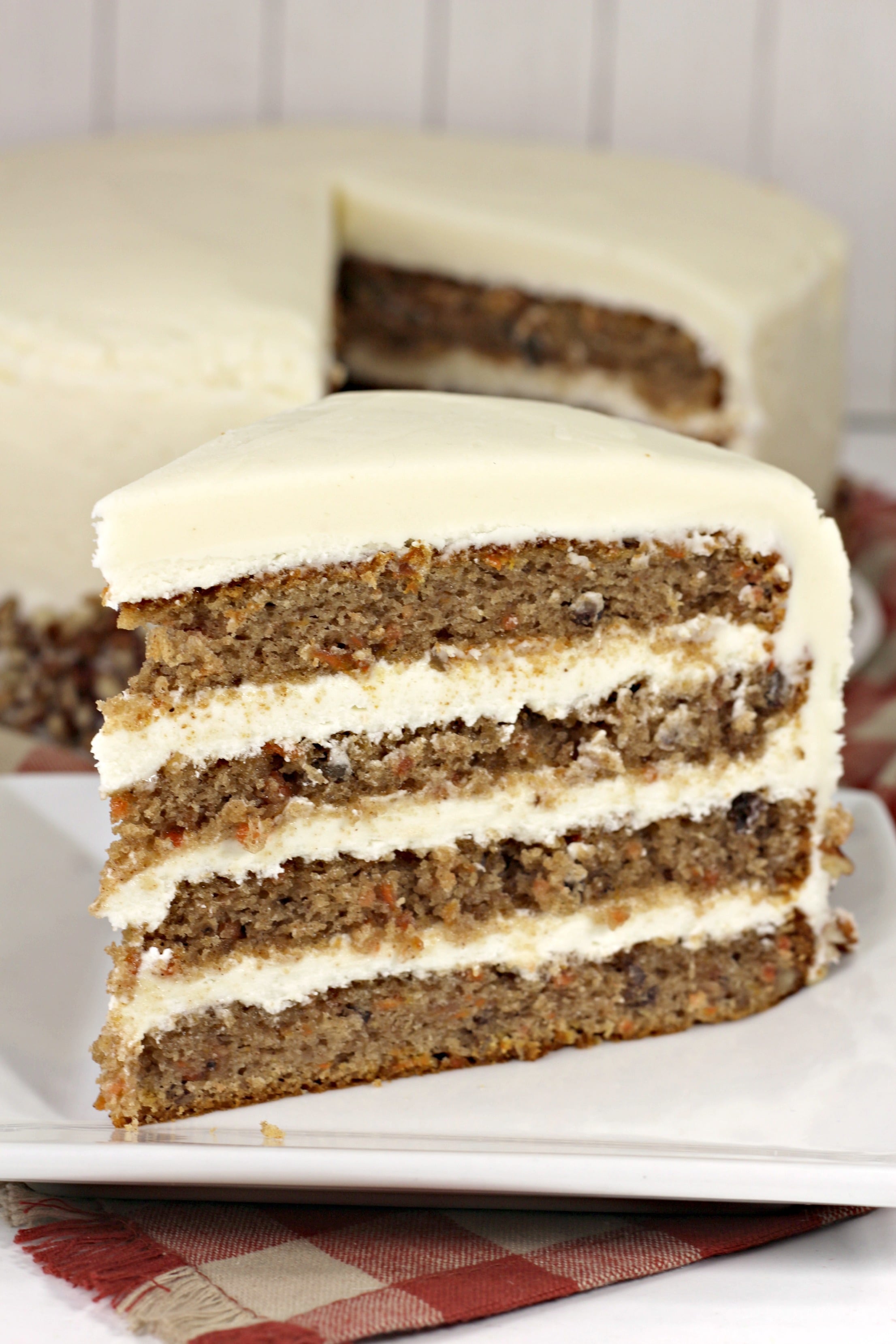 Carrot Cake with Cream Cheese Buttercream Frosting
