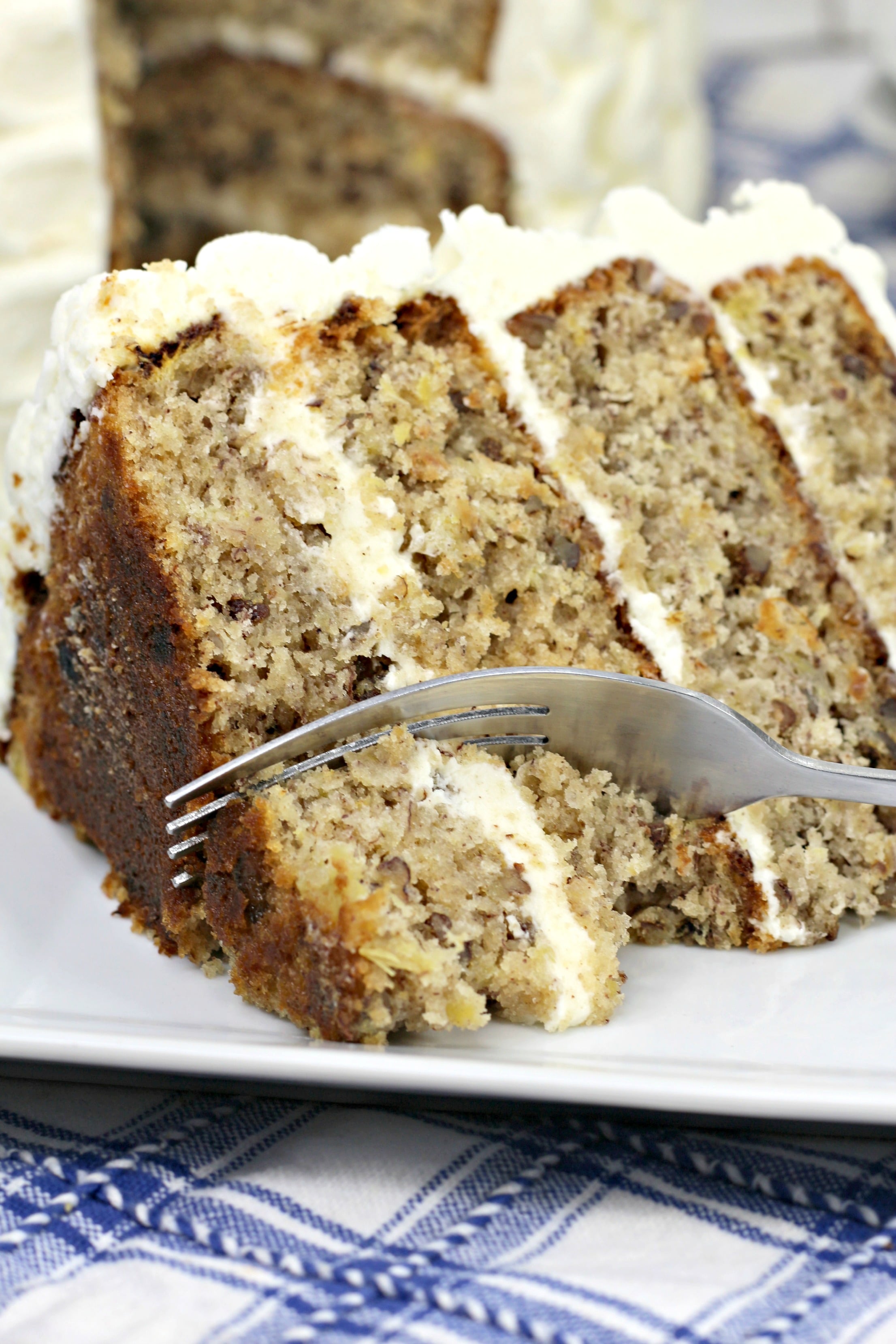 Southern Hummingbird Cake with Cream Cheese Buttercream Frosting
