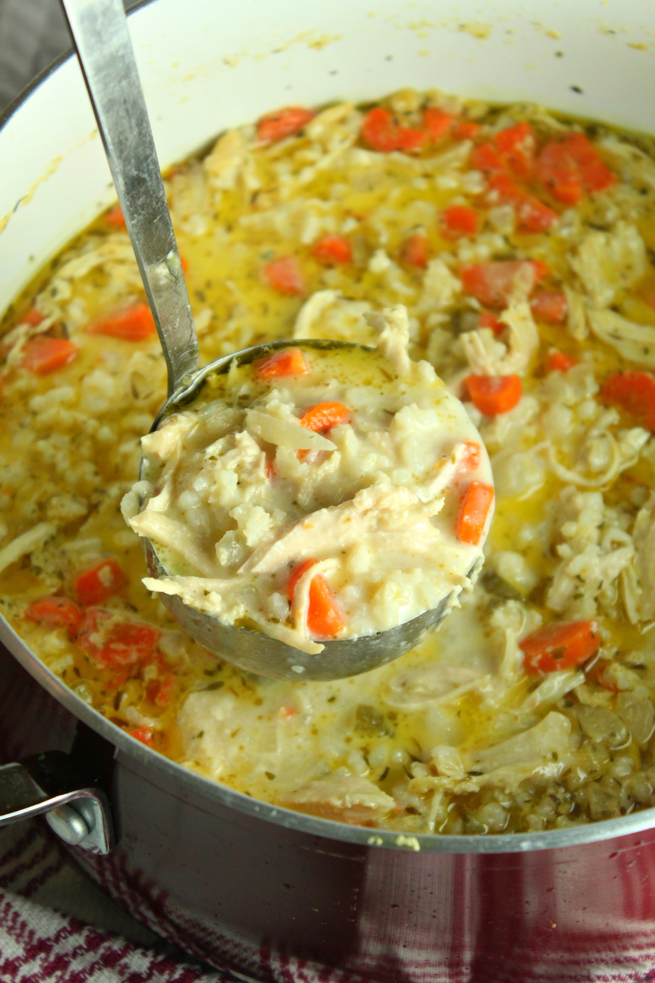 Easy Chicken & Rice Soup