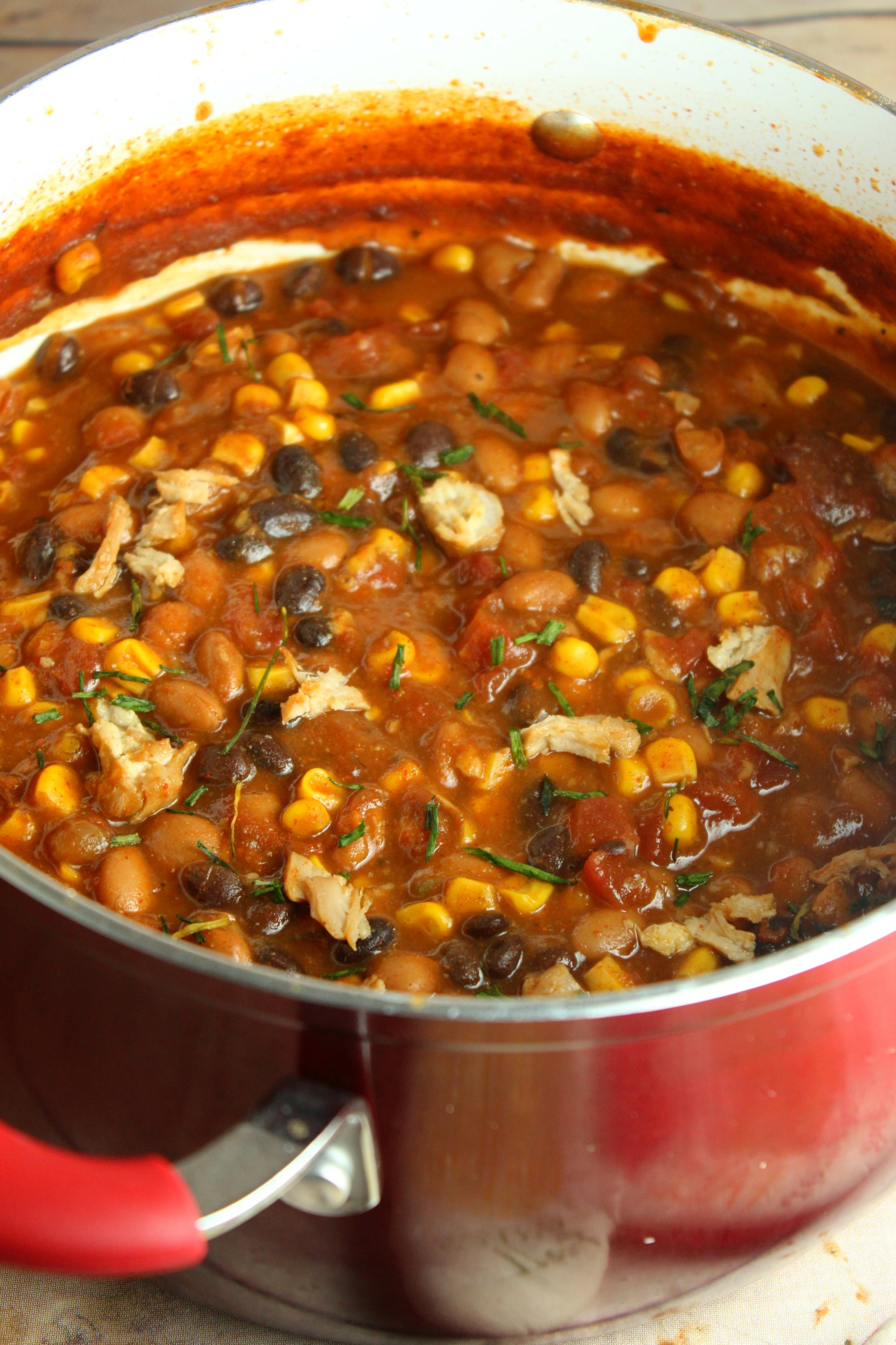 7-Can Chicken Enchilada Soup