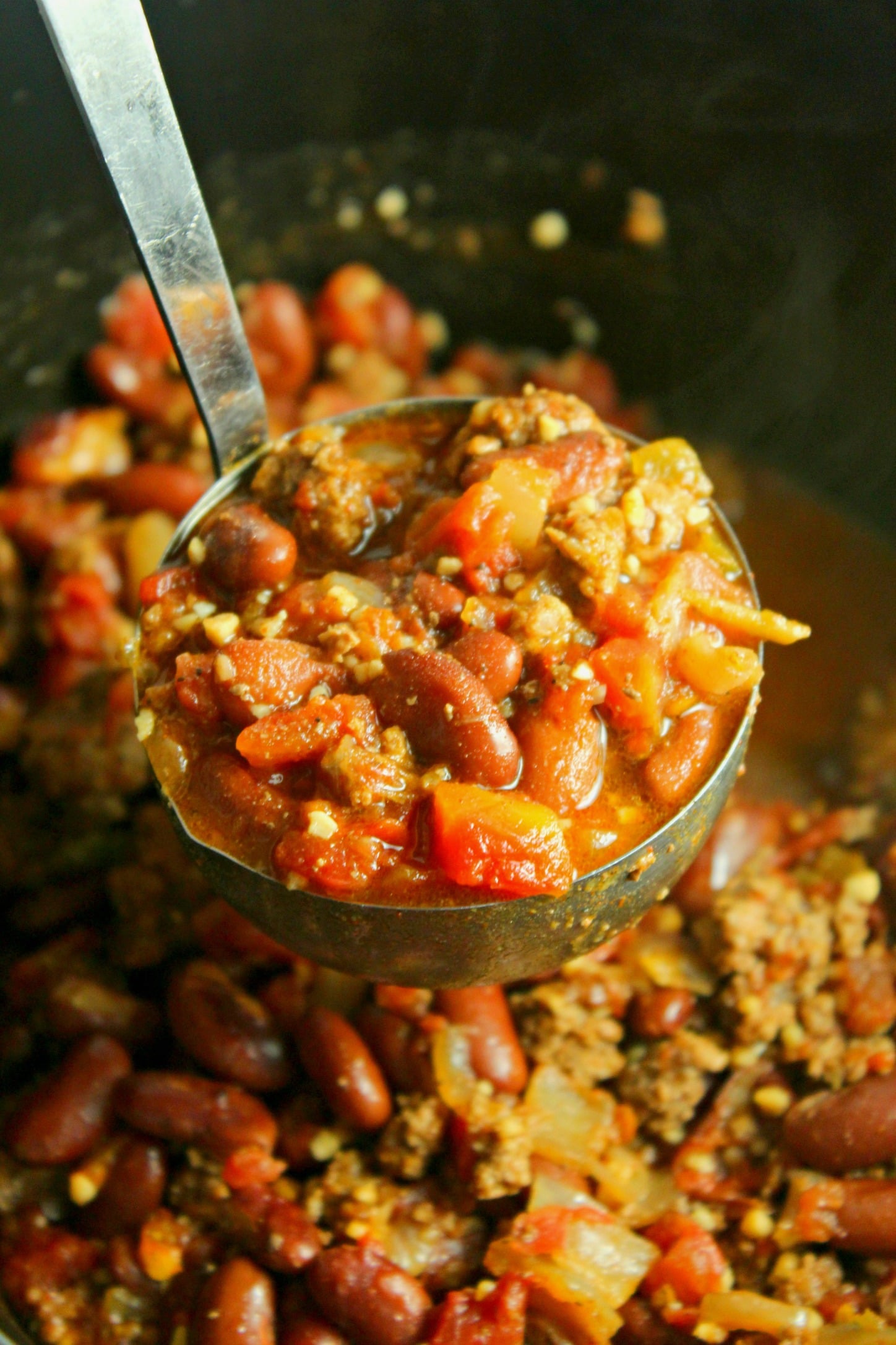 The Best Slow Cooker Homemade Chili!