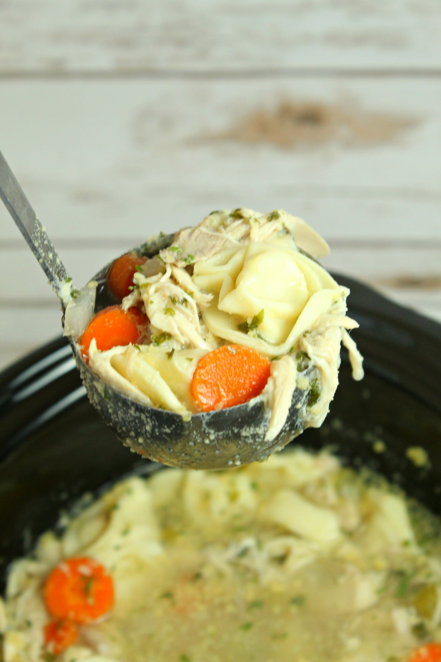 Crock Pot Chicken Tortellini Soup
