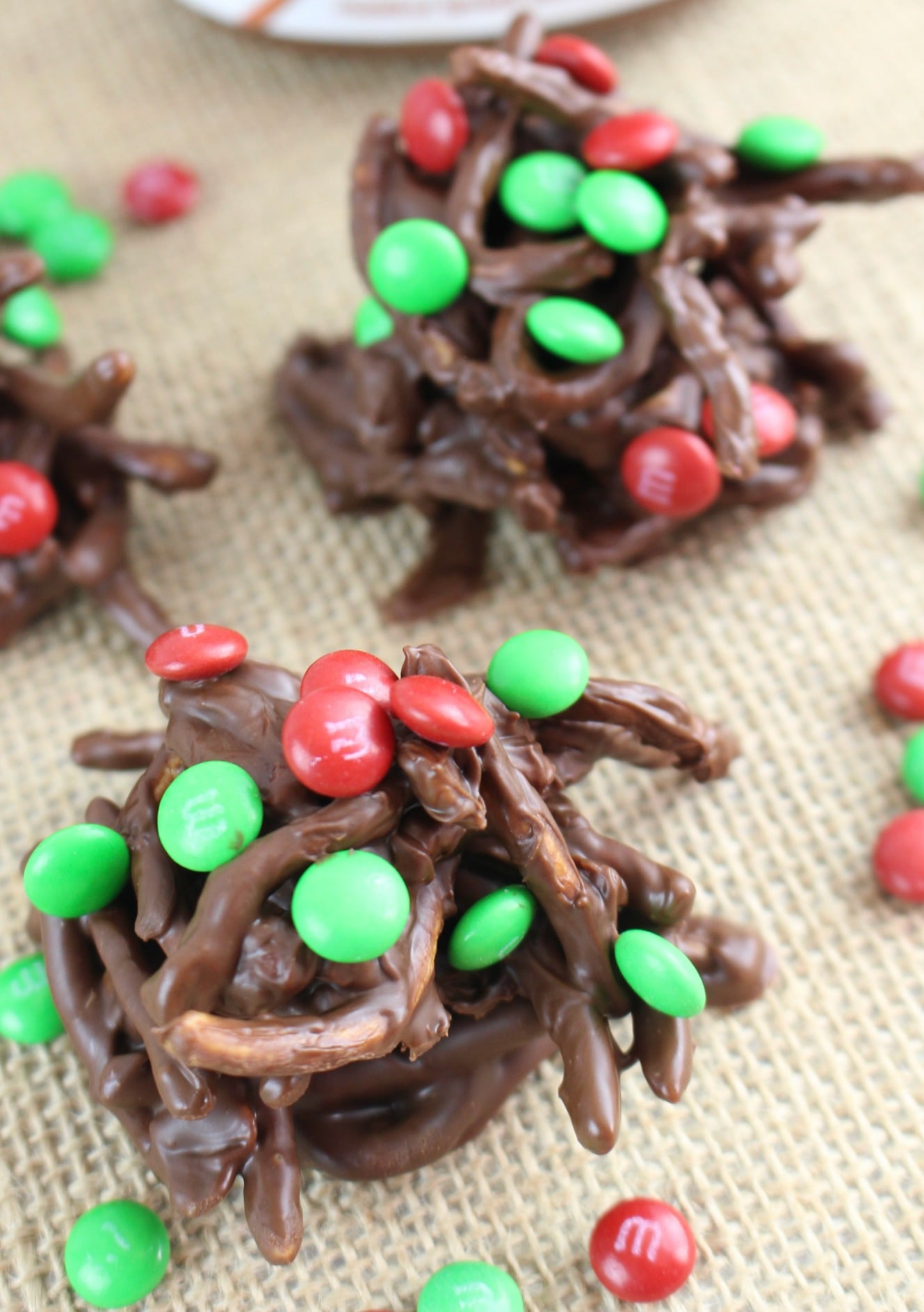 No Bake Holiday Chocolate Haystacks!