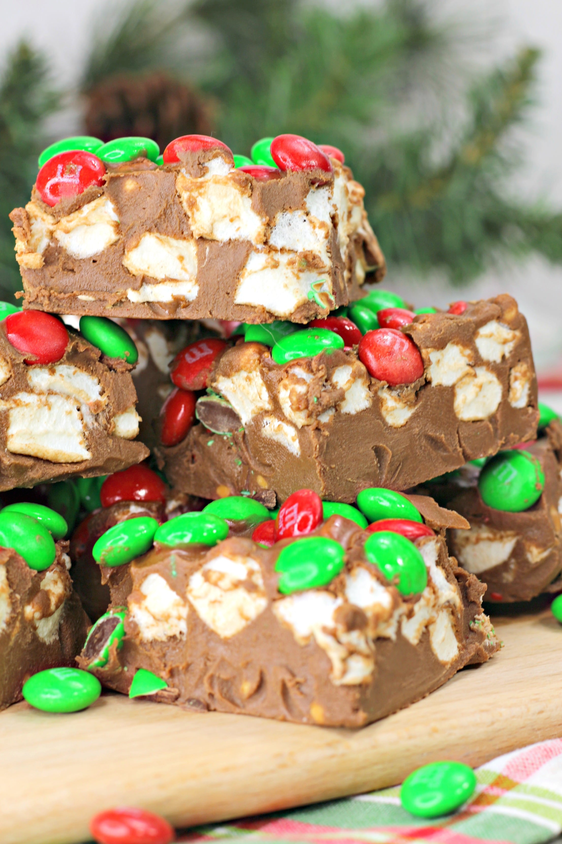 No Bake Christmas Marshmallow Bars