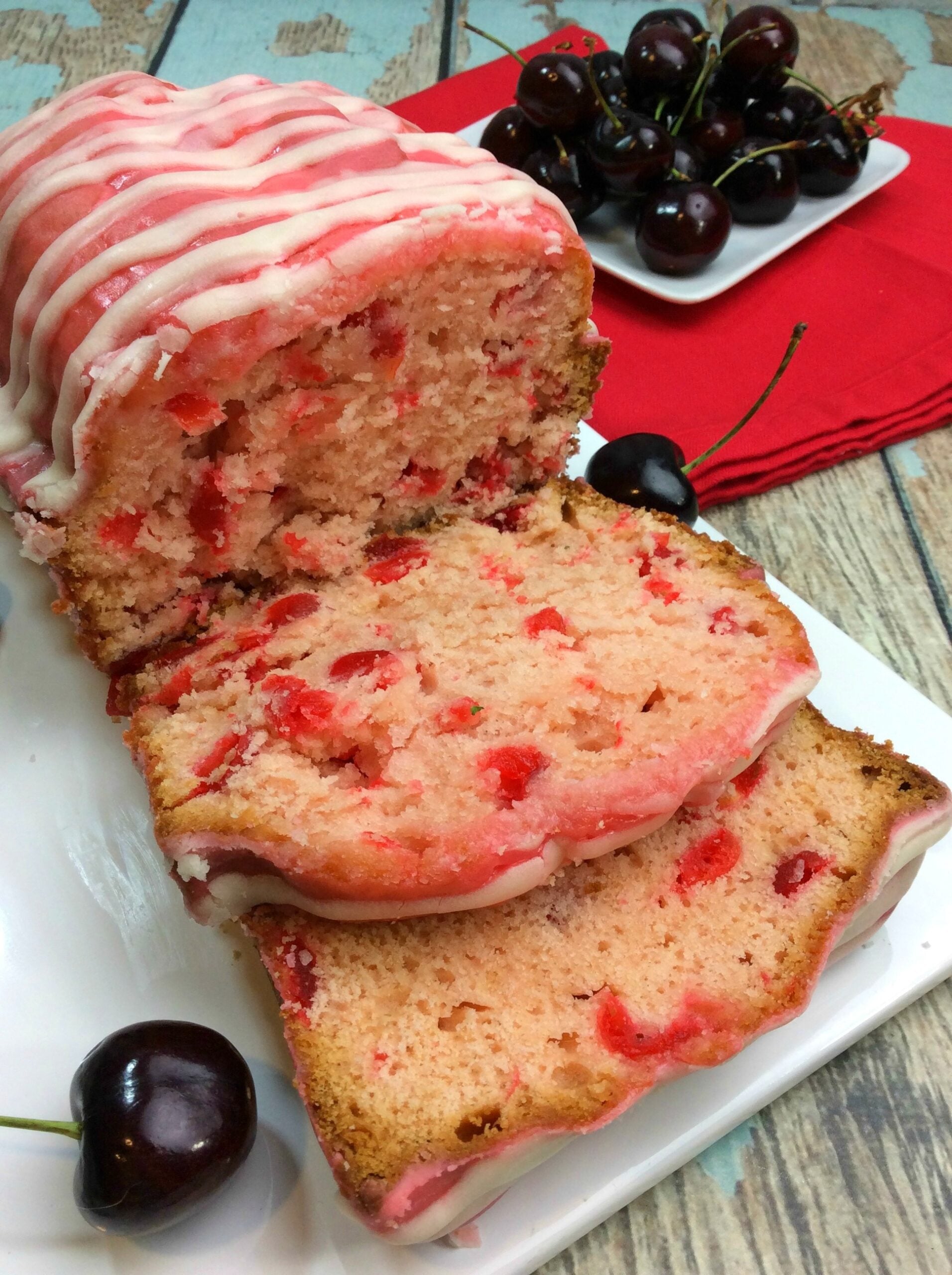 Cherry Garcia Loaf Cake
