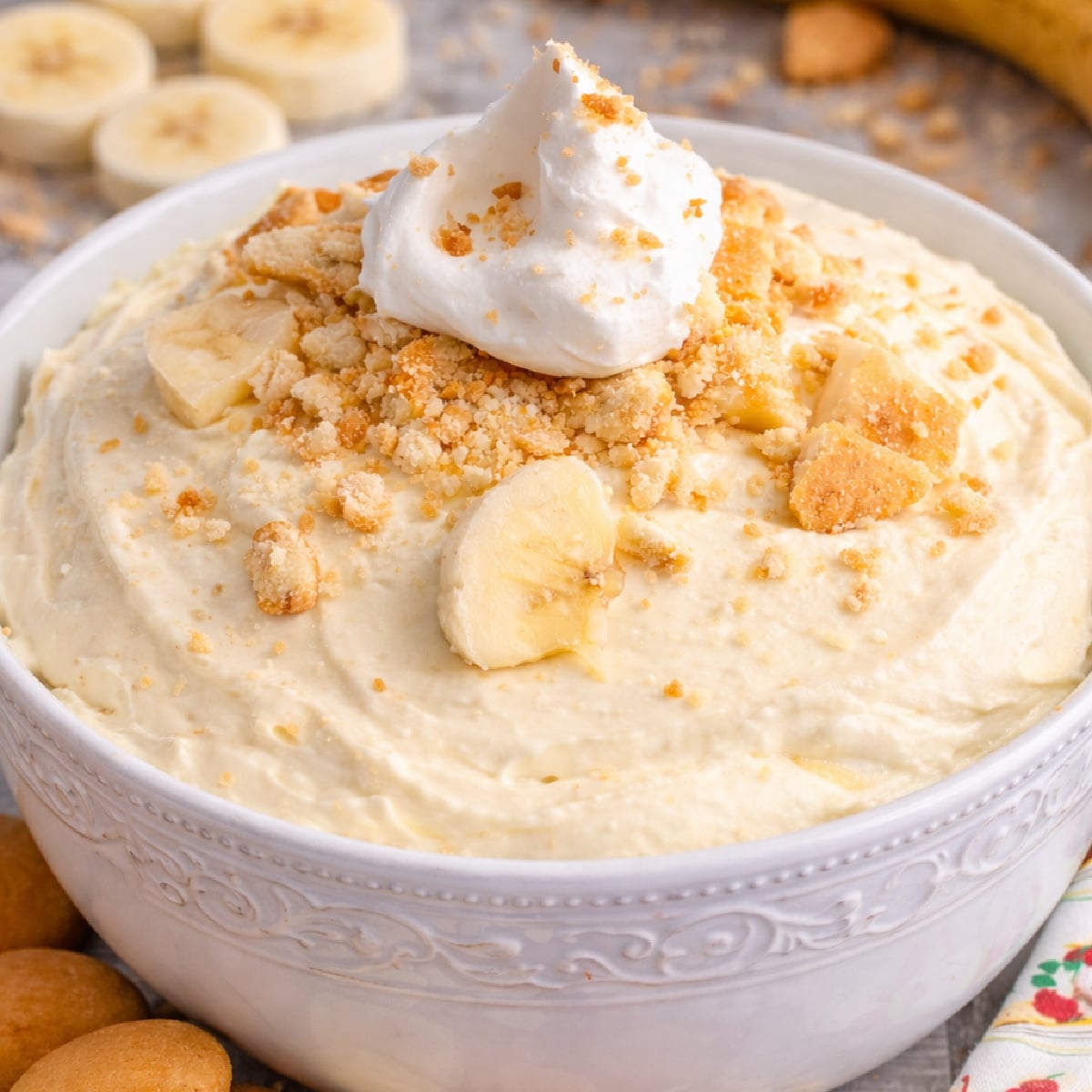 No Bake Banana Cream Pie Dip