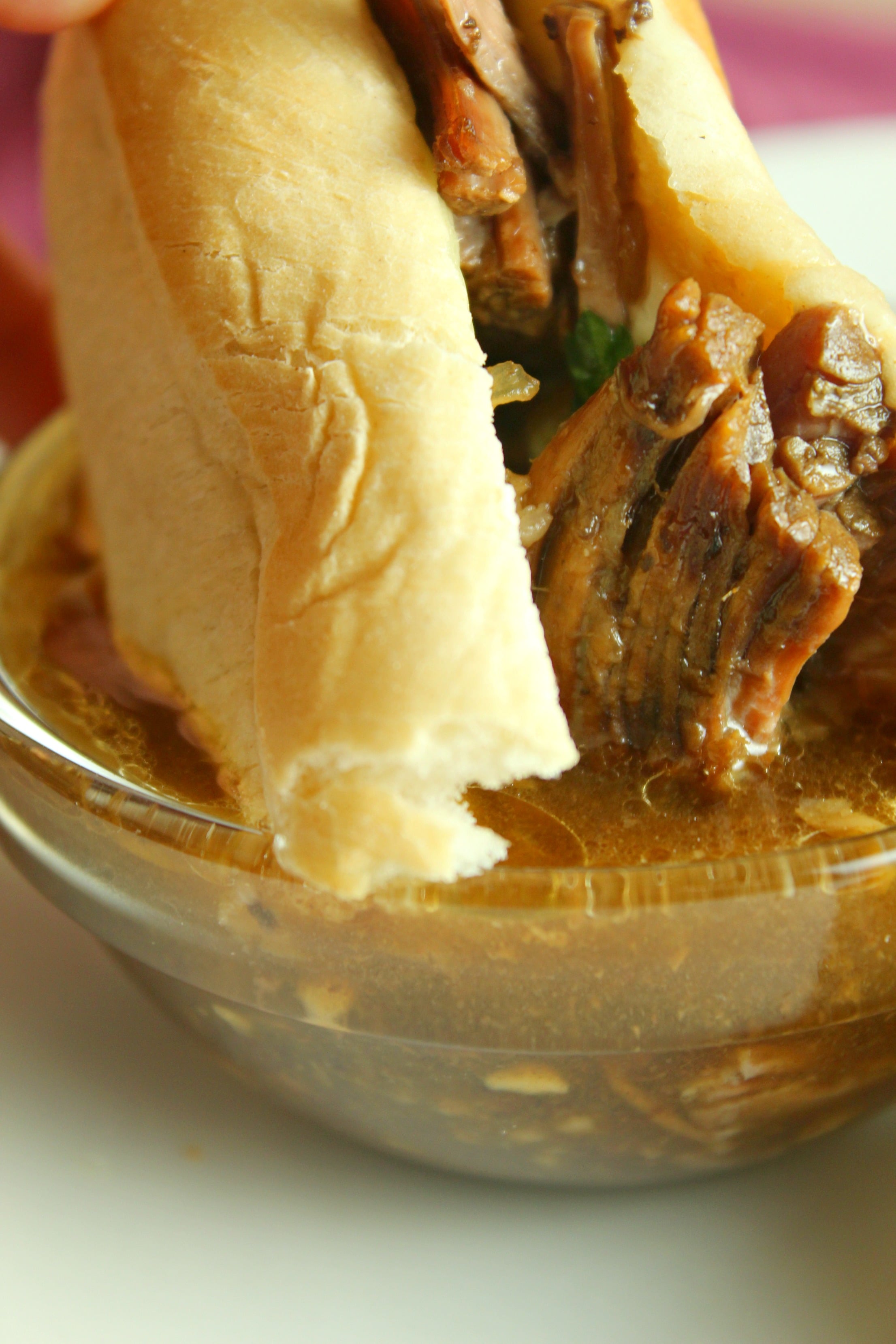 Slow Cooker French Dip Sandwiches!